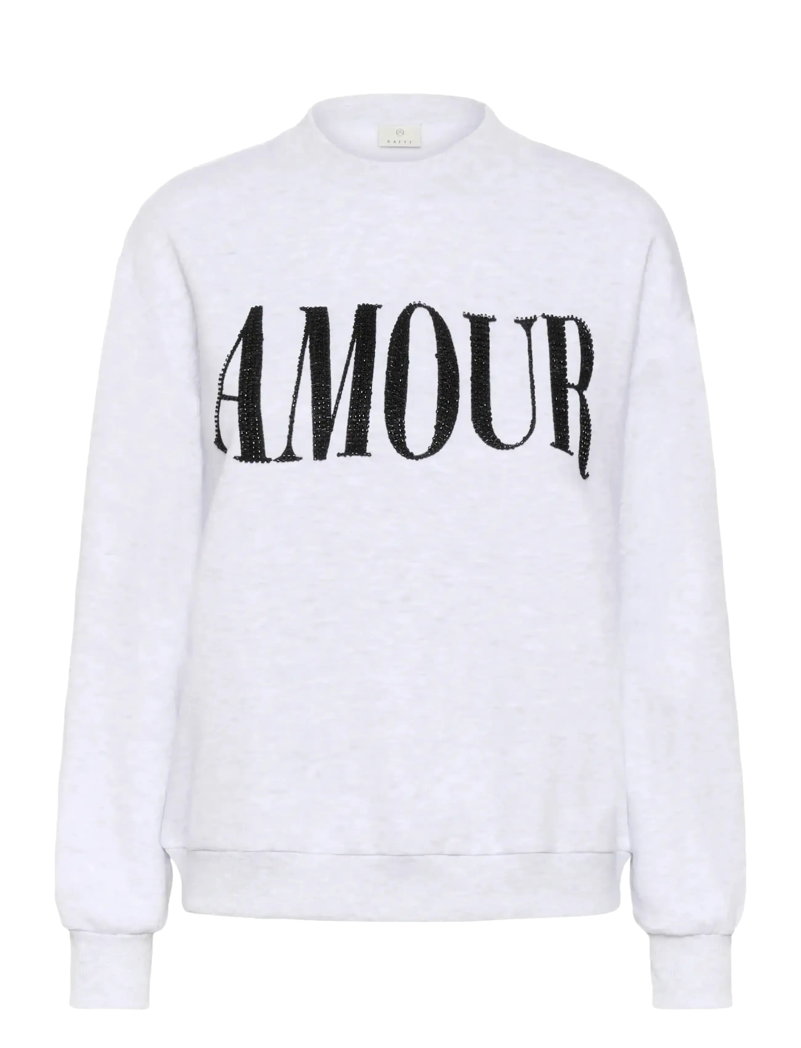 Kaffe KAmelody Sweatshirt - Sweatshirts - LIGHT GREY MELANGE / grey