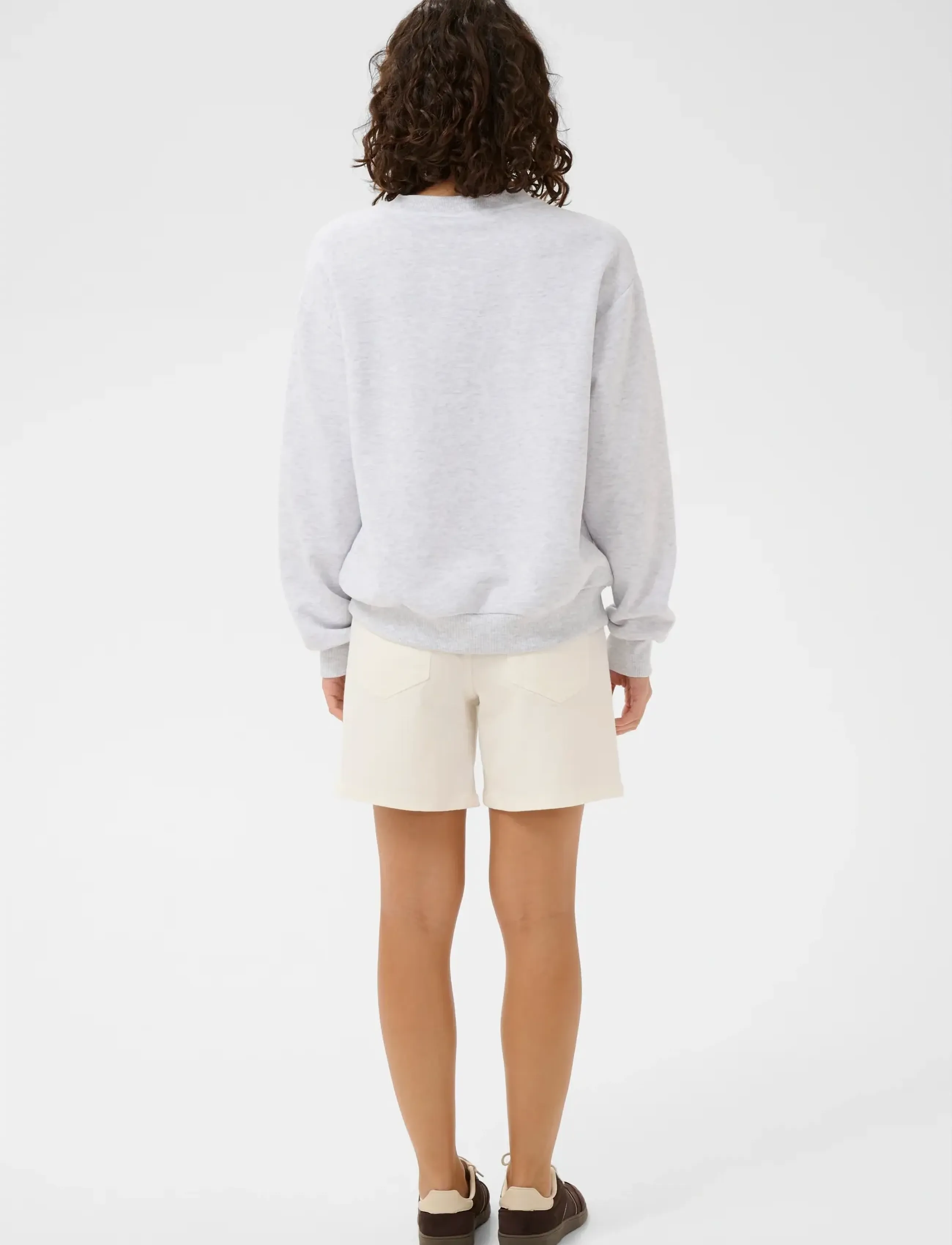 Kaffe - KAmelody Sweatshirt - dressipluusid ja kapuutsiga dressipluusid - light grey melange - 4
