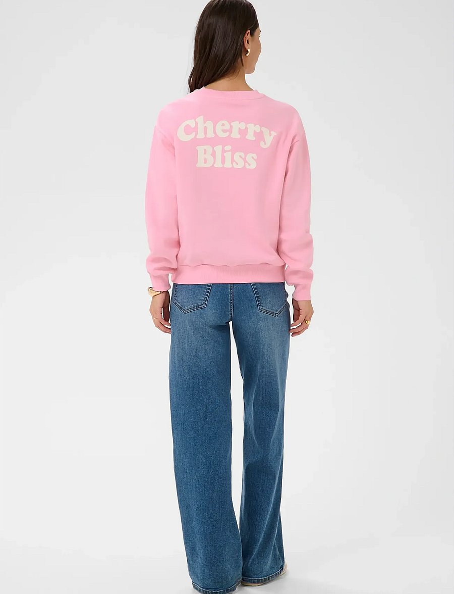 Kaffe - KAmelody Sweatshirt - sweatshirts - pink frosting - 4