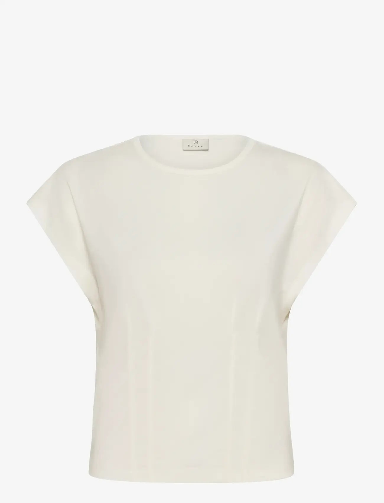 Kaffe - KAlise pleat blouse - laveste priser - chalk - 1