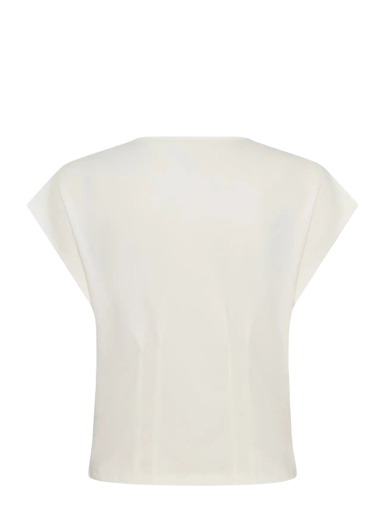 Kaffe - KAlise pleat blouse - t-shirts - chalk - 2
