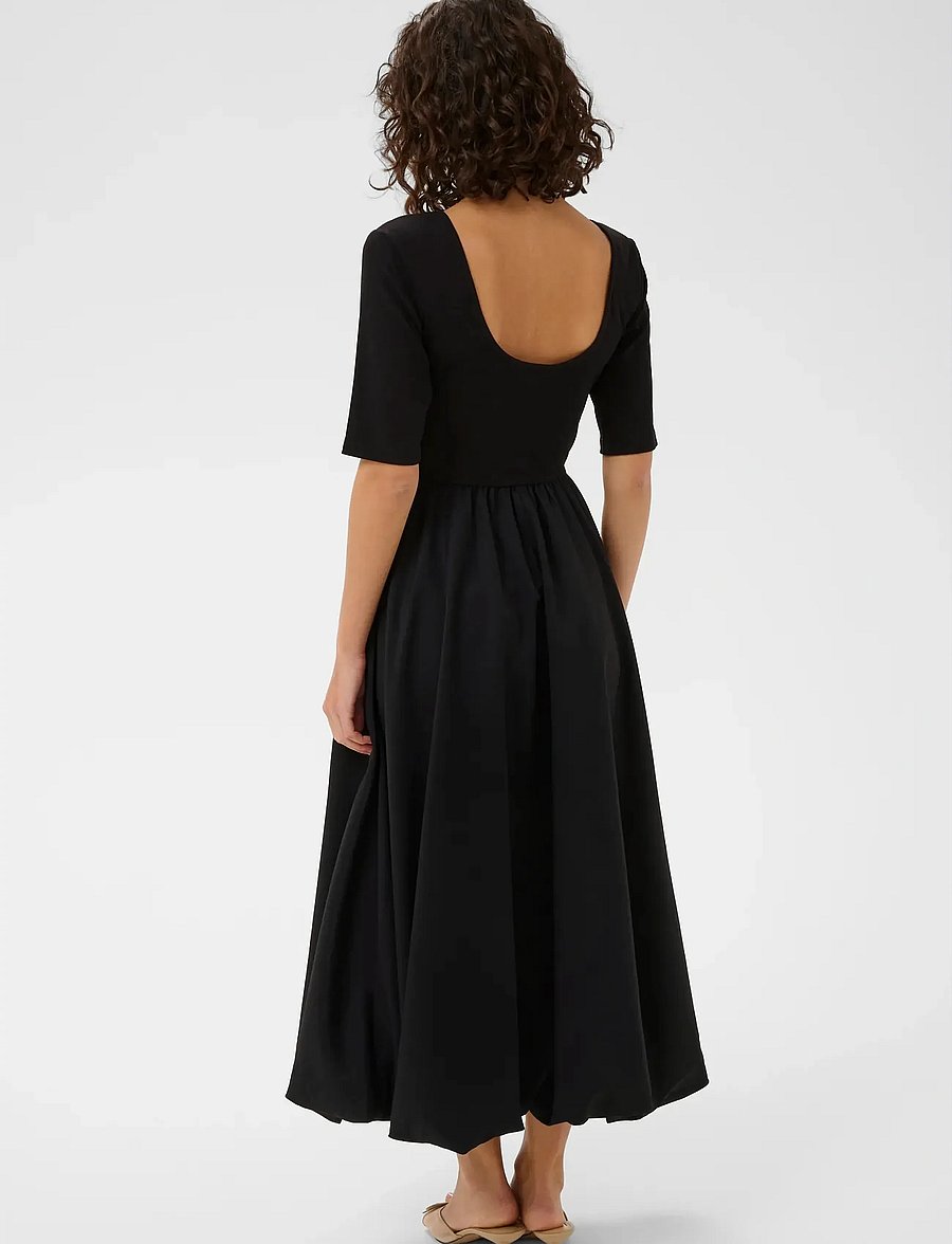Kaffe - KAkirsten 1/2 SL Dress - konfirmation - black deep - 3