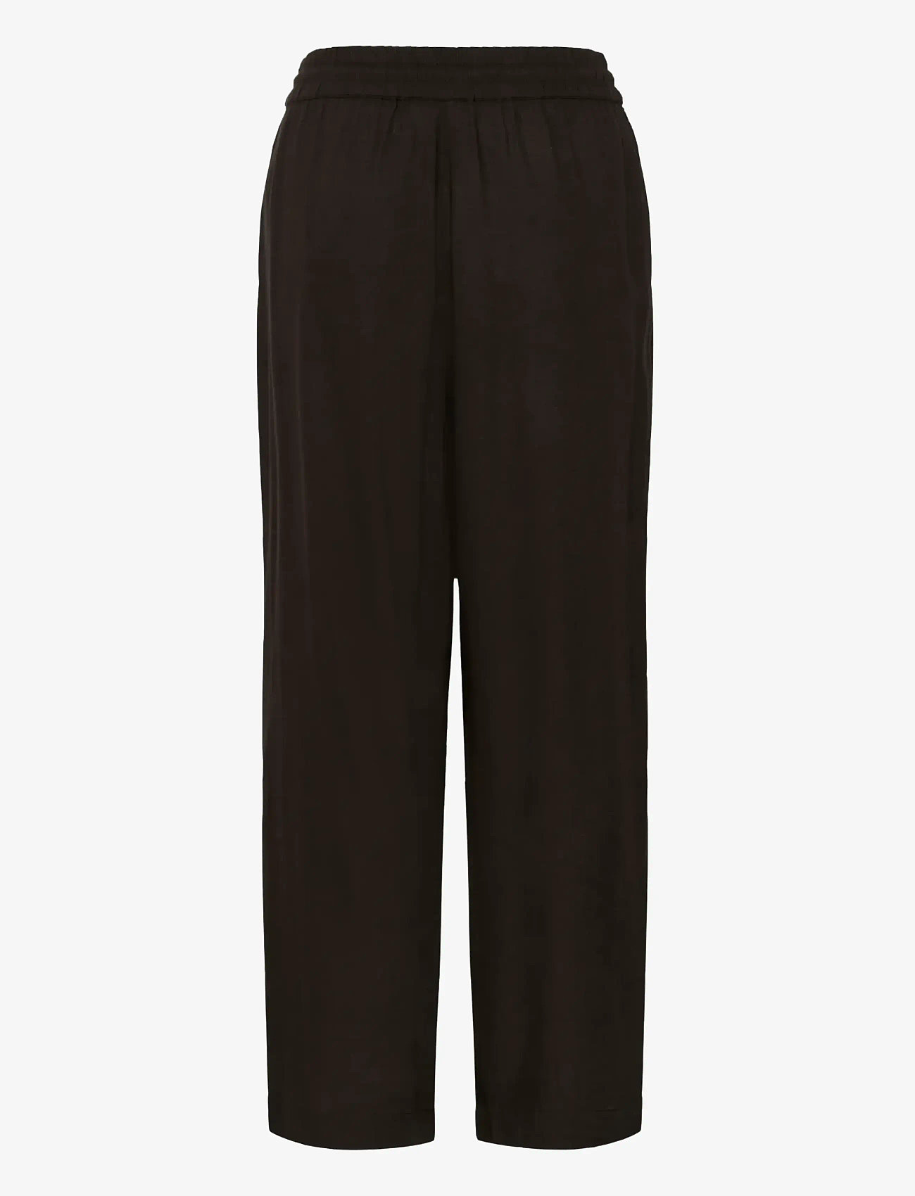 Kaffe - KAmilia Wide Pant - hosen mit weitem bein - black coffee - 2