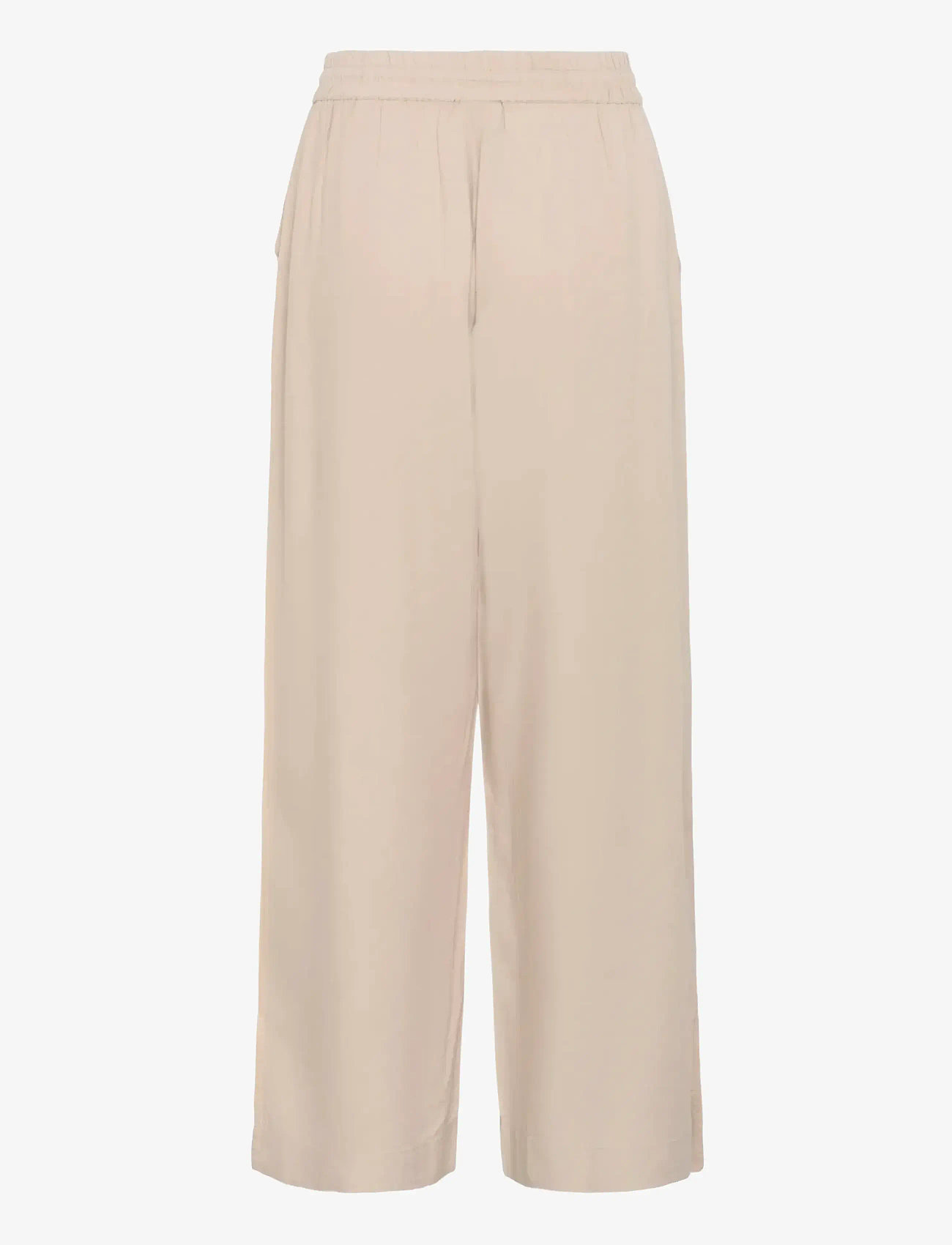 Kaffe - KAmilia Wide Pant - festtøj til outletpriser - feather gray - 2