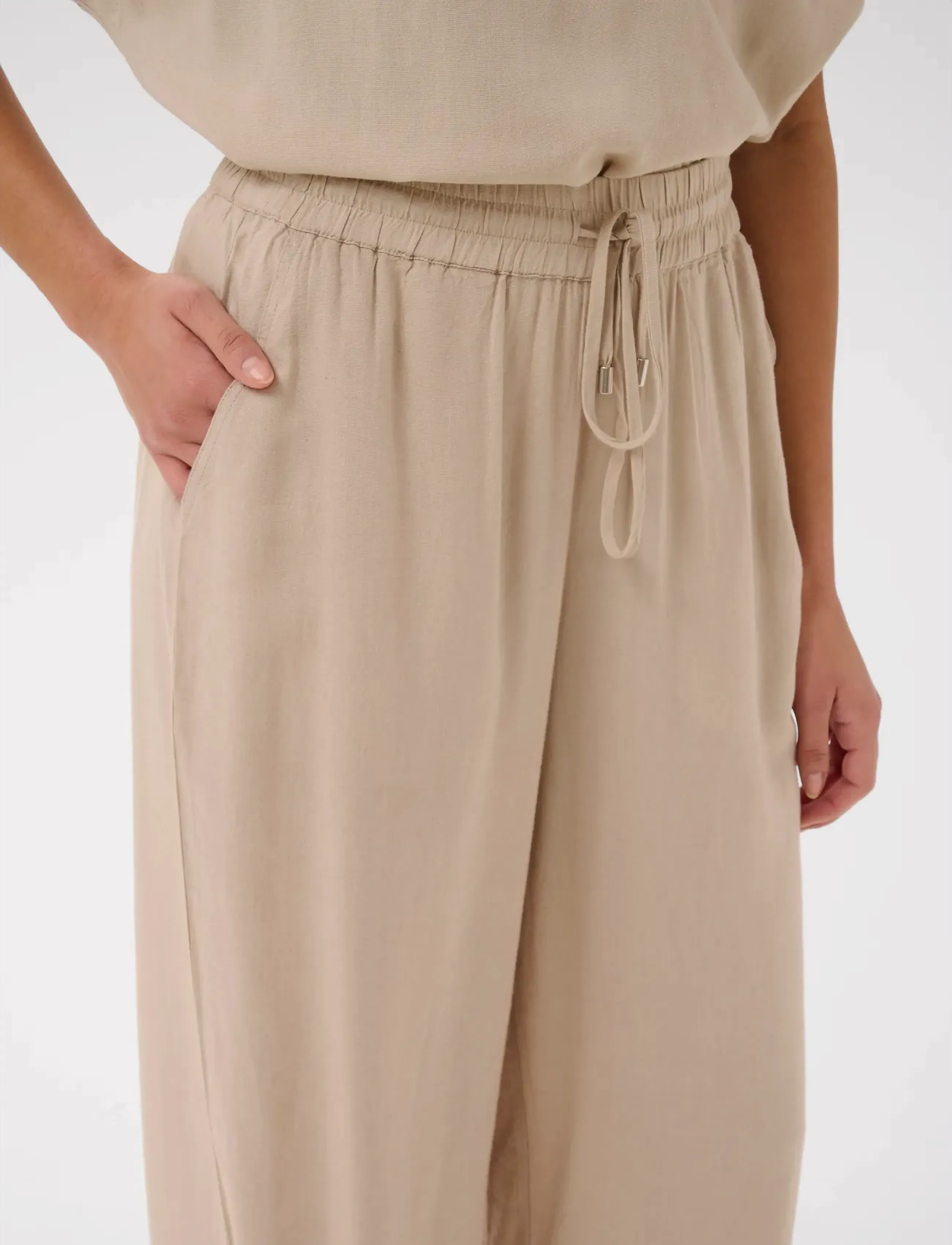 Kaffe - KAmilia Wide Pant - peoriided outlet-hindadega - feather gray - 5