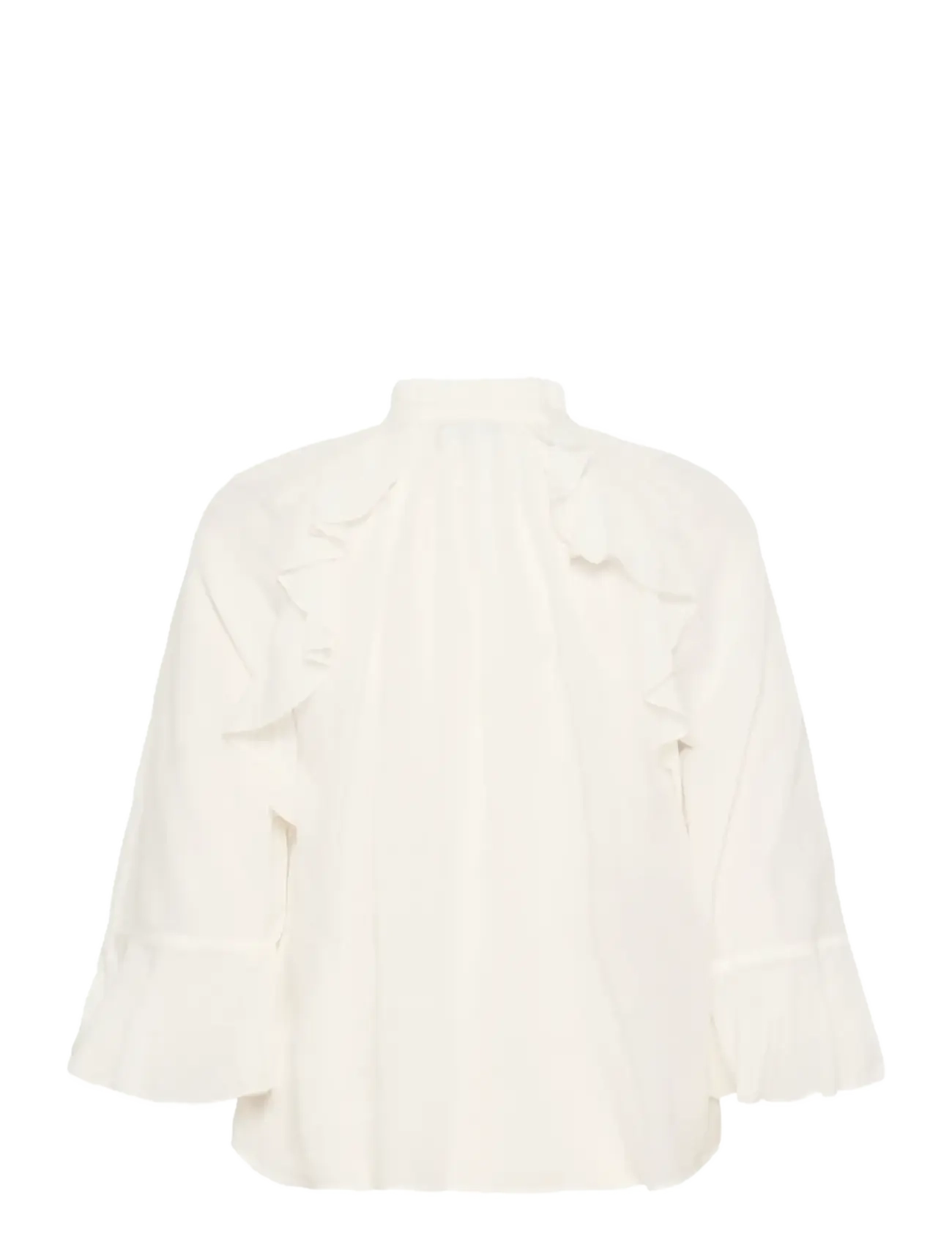Kaffe - KAflora Blouse - langärmlige blusen - chalk - 2