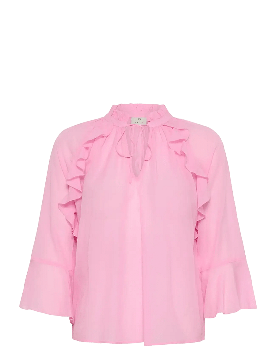 Kaffe - KAflora Blouse - langärmelige blusen - pink frosting - 1