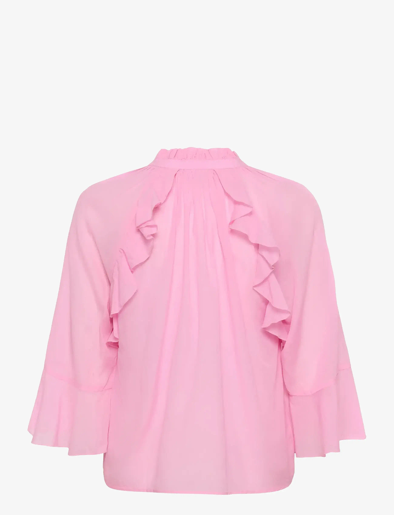 Kaffe - KAflora Blouse - long sleeved blouses - pink frosting - 2