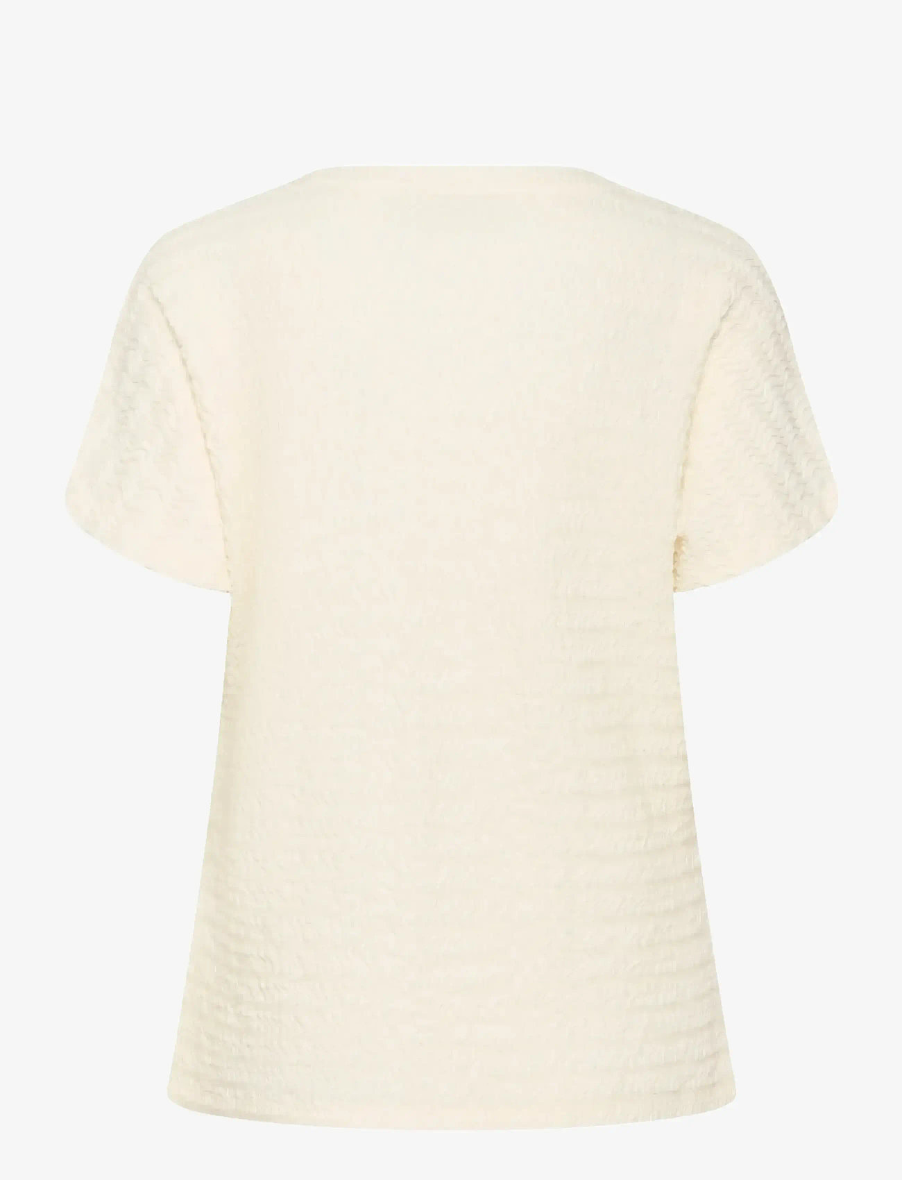 Kaffe - KAfelicity s/s Blouse - kurzämlige blusen - chalk - 2