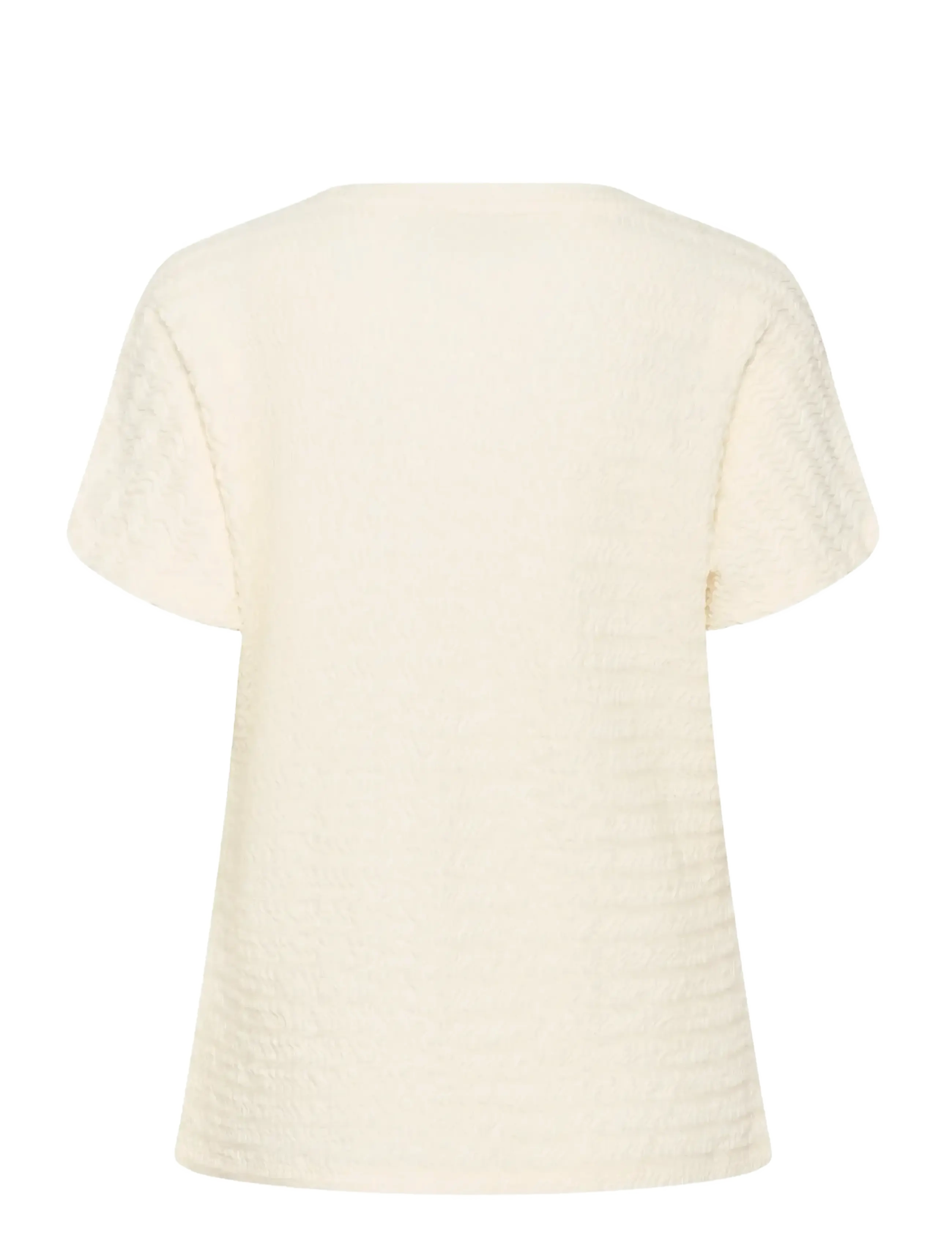Kaffe - KAfelicity s/s Blouse - blouses korte mouwen - chalk - 2