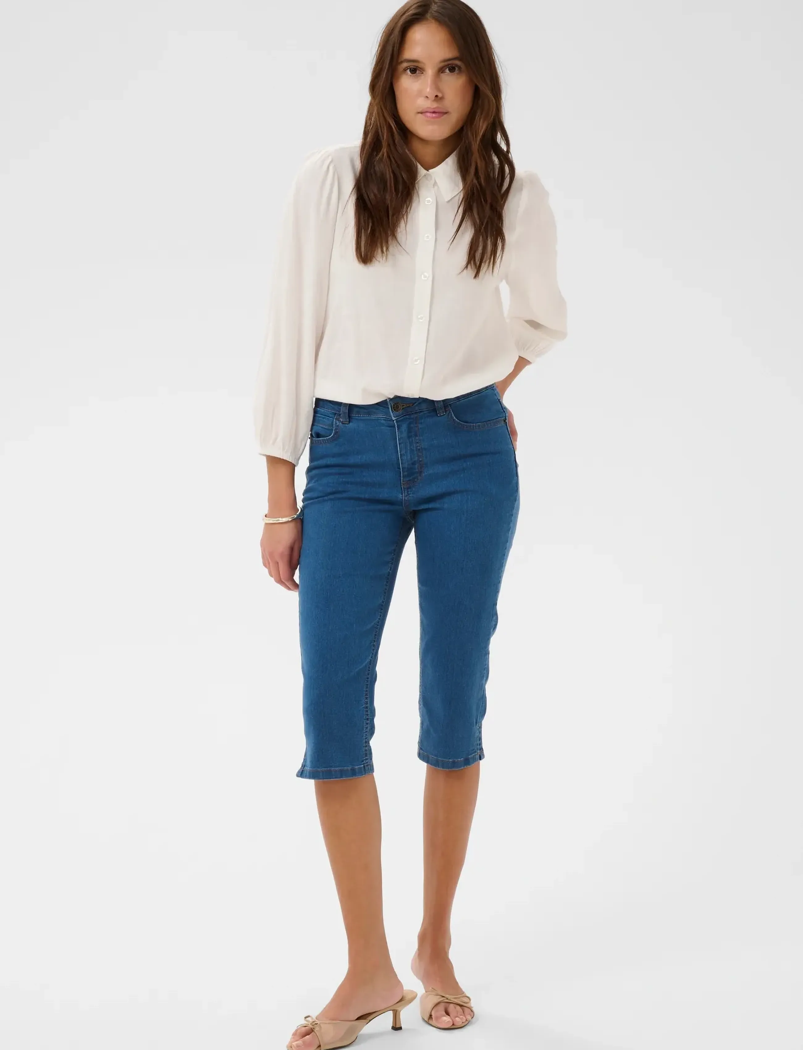Kaffe - KAvilma Capri Jeans - slim jeans - medium blue denim - 3