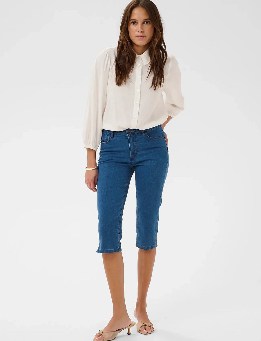 Kaffe - KAvilma Capri Jeans - slim fit jeans - medium blue denim - 3