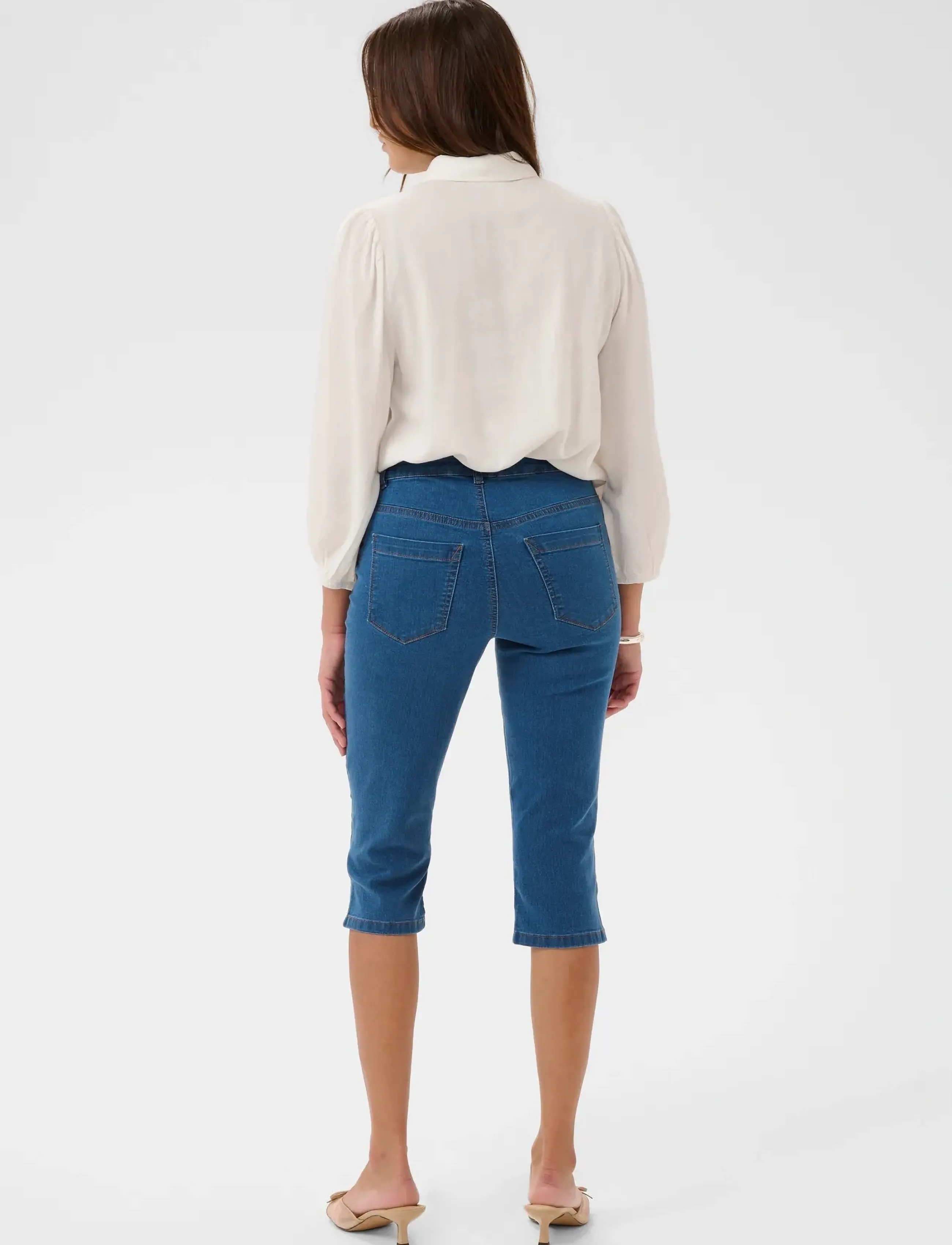 Kaffe - KAvilma Capri Jeans - slim jeans - medium blue denim - 4