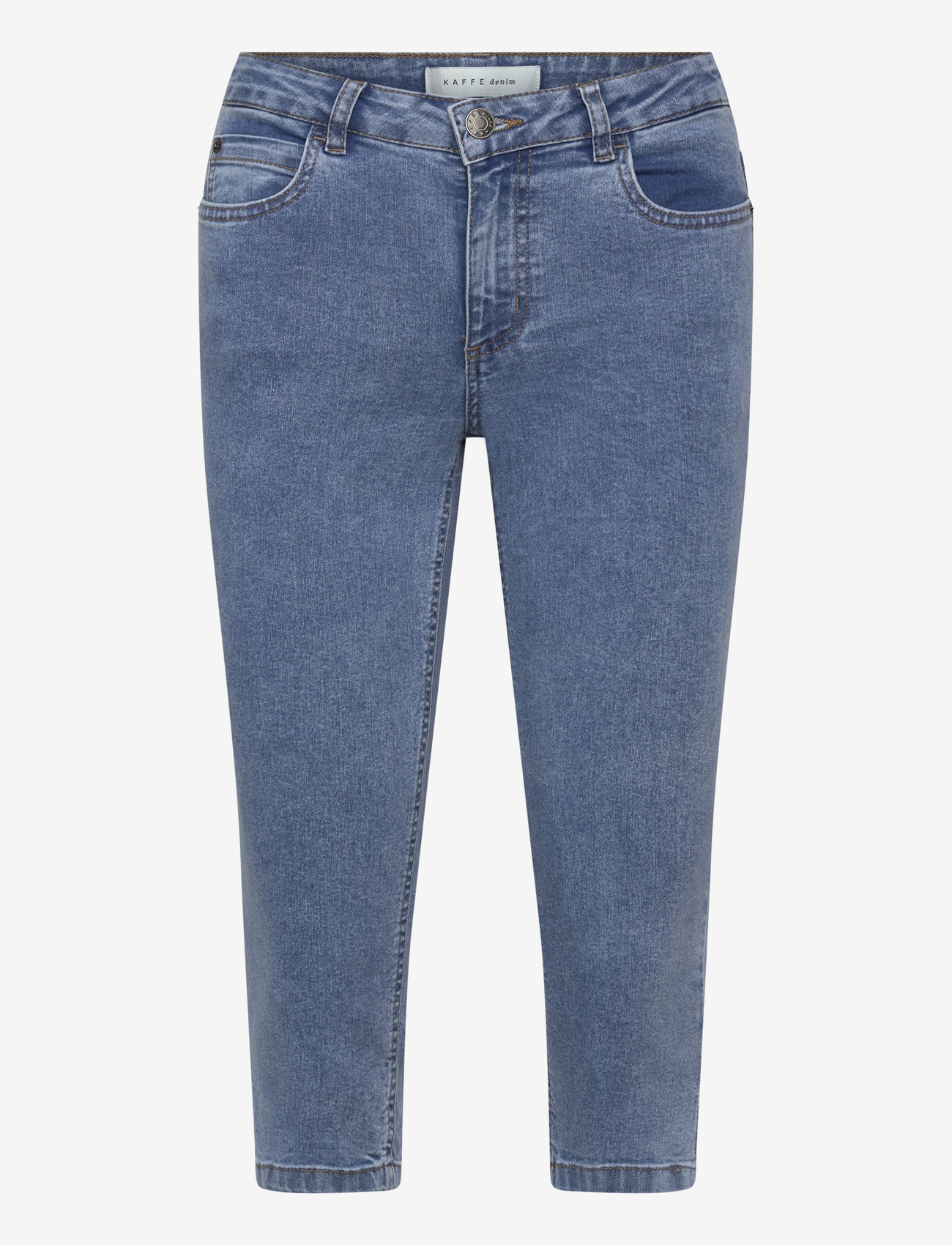 Kaffe - KAvilma Capri Jeans - kitsad teksad - washed blue denim - 1