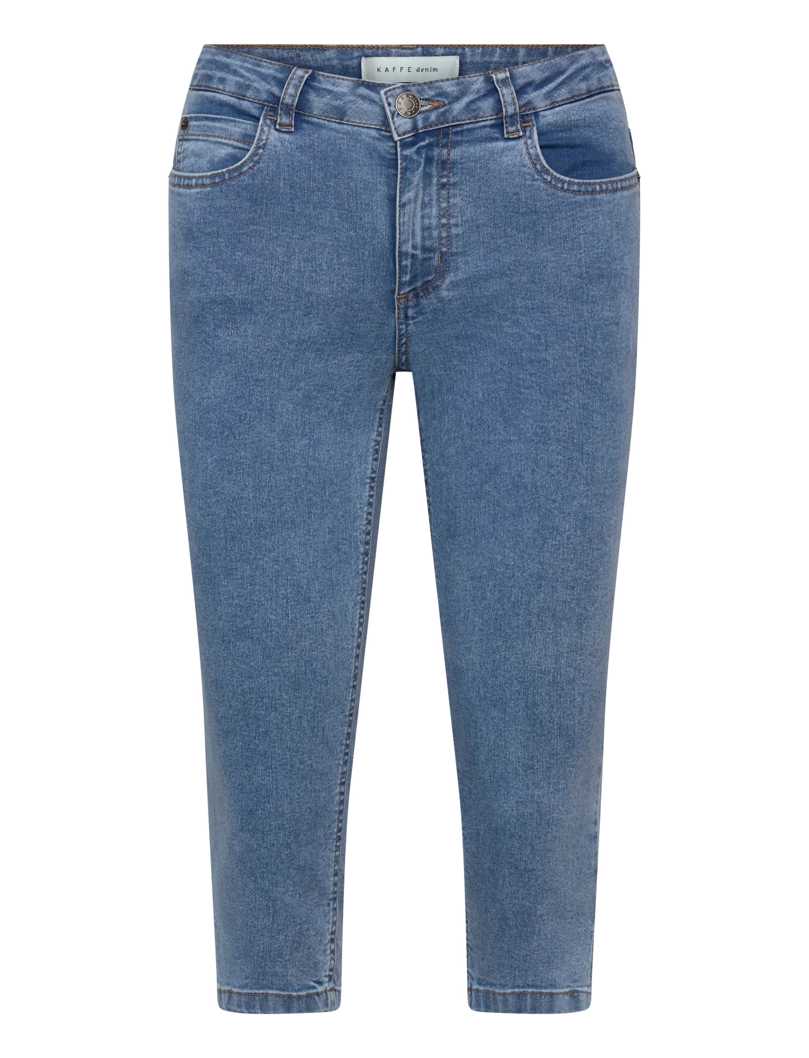 Kaffe KAvilma Capri Jeans - Basisplagg - WASHED BLUE DENIM / blue