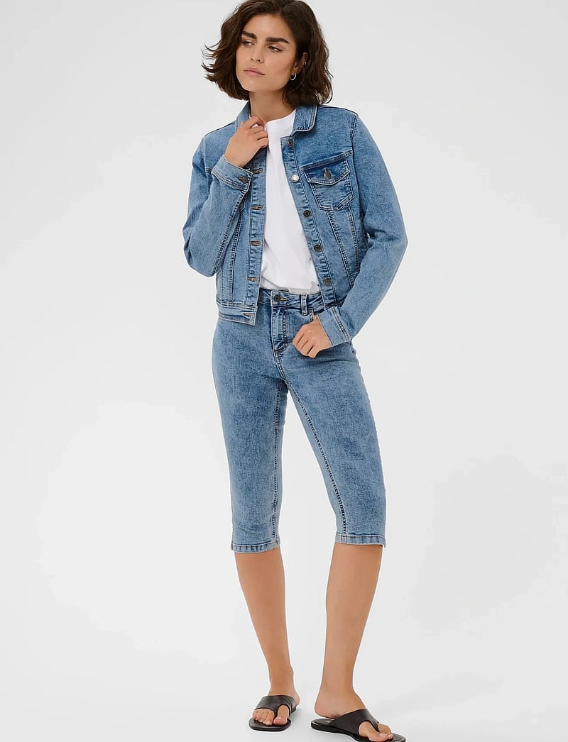 Kaffe - KAvilma Capri Jeans - slim jeans - washed blue denim - 3