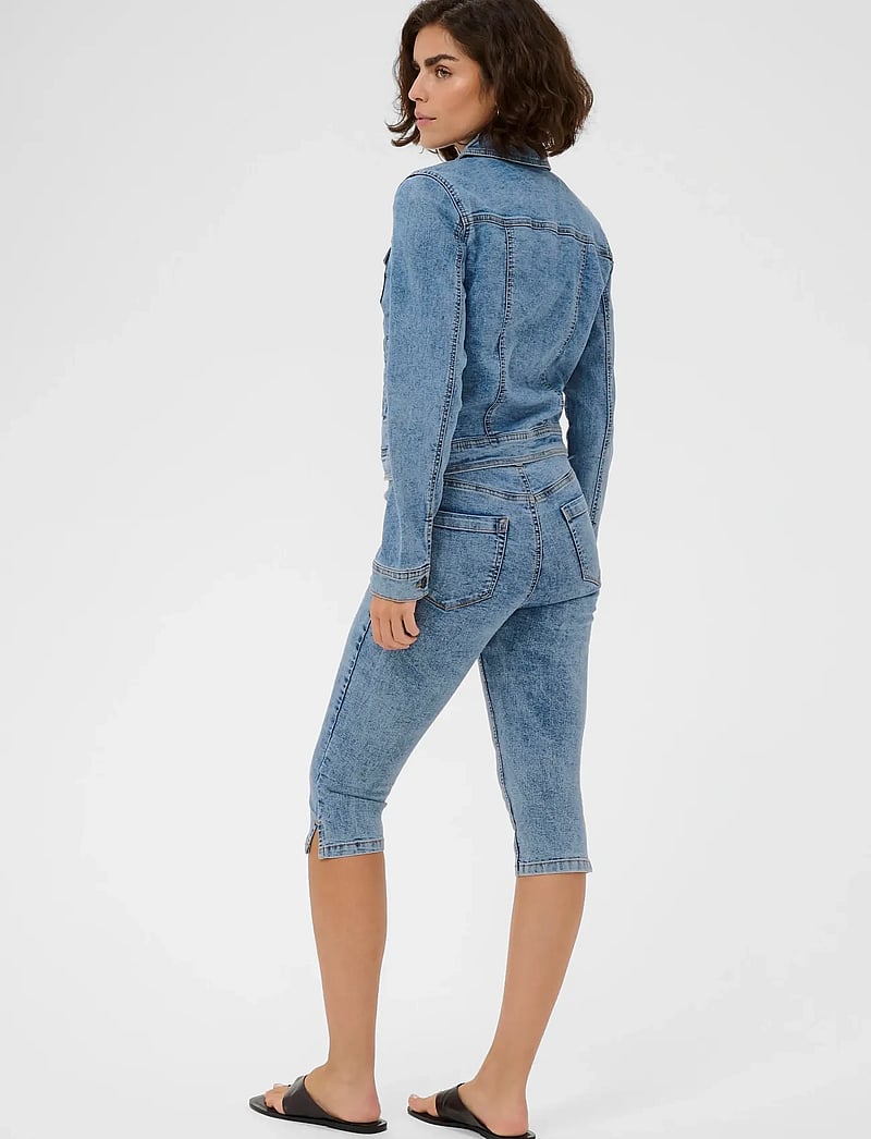 Kaffe - KAvilma Capri Jeans - slim jeans - washed blue denim - 4