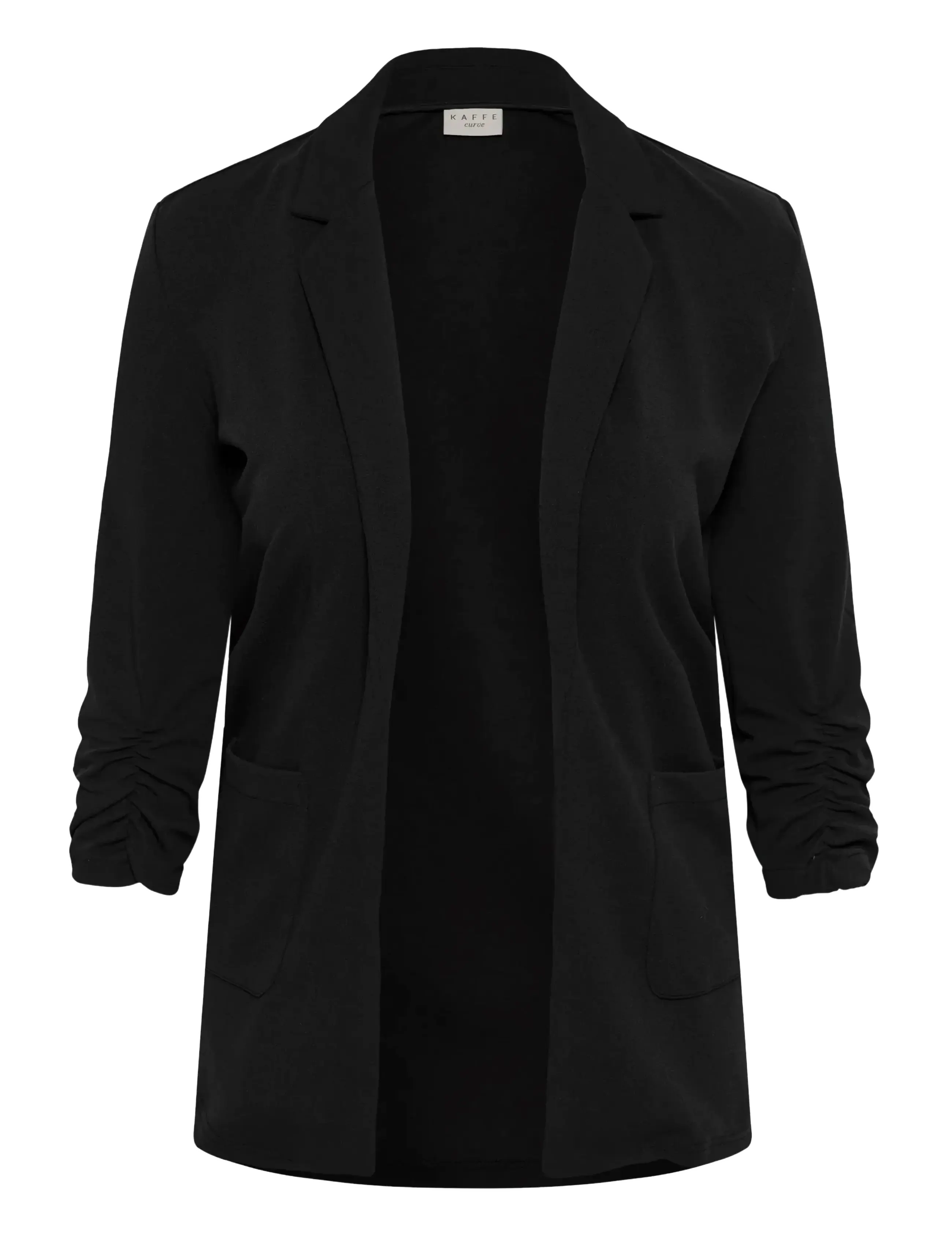 Kaffe KApheobe 3/4 sleeve Blazer - Kaffe - BLACK DEEP / black