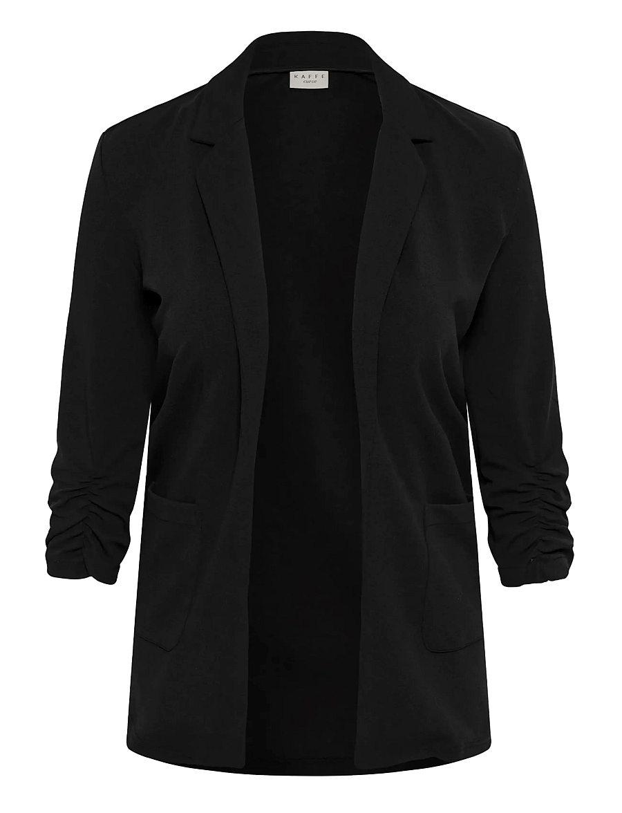 Kaffe - KAphoebe 3/4 sleeve Blazer - einreihige blazer - black deep - 1