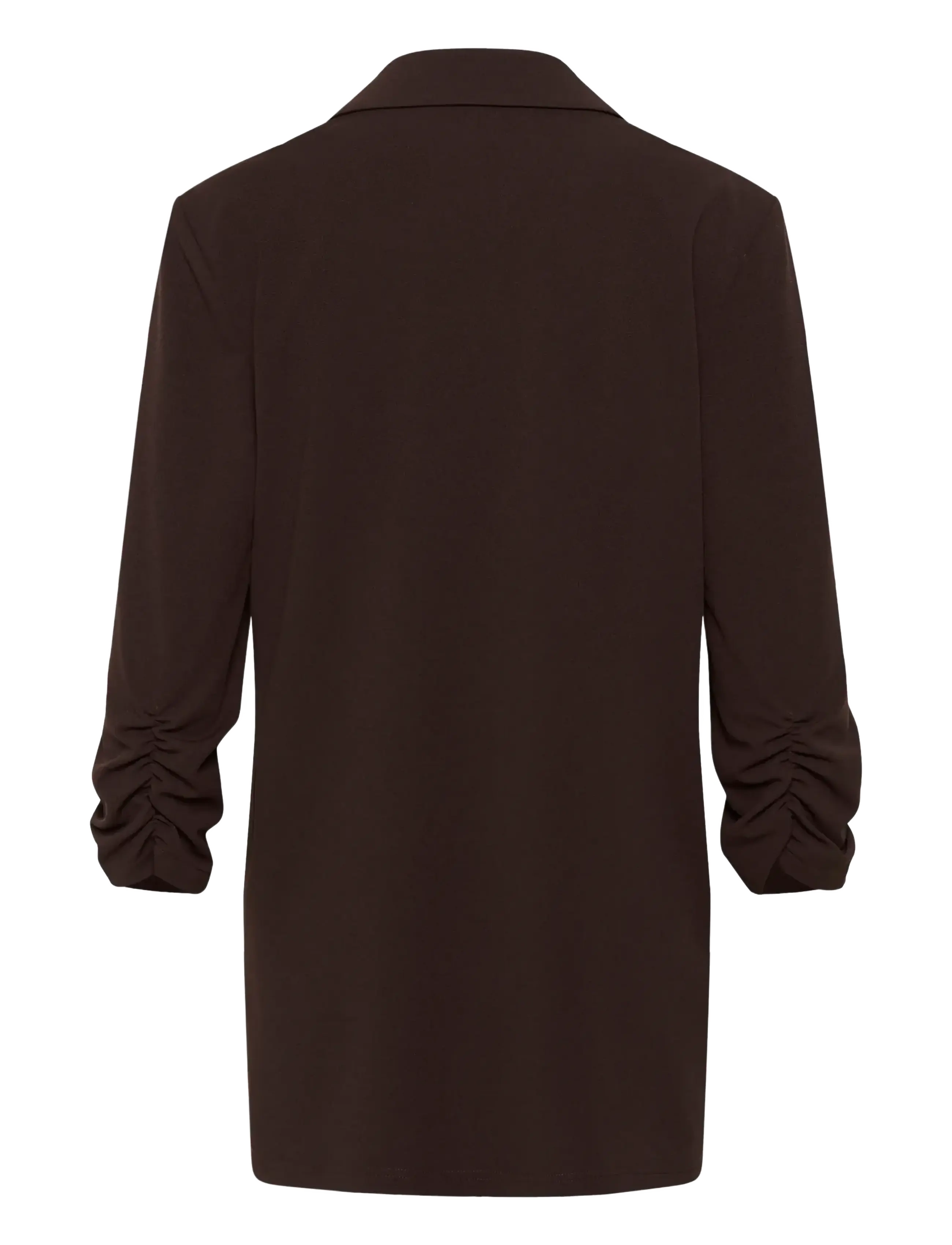 Kaffe - KAphoebe 3/4 sleeve Blazer - single breasted blazers - coffee bean - 2