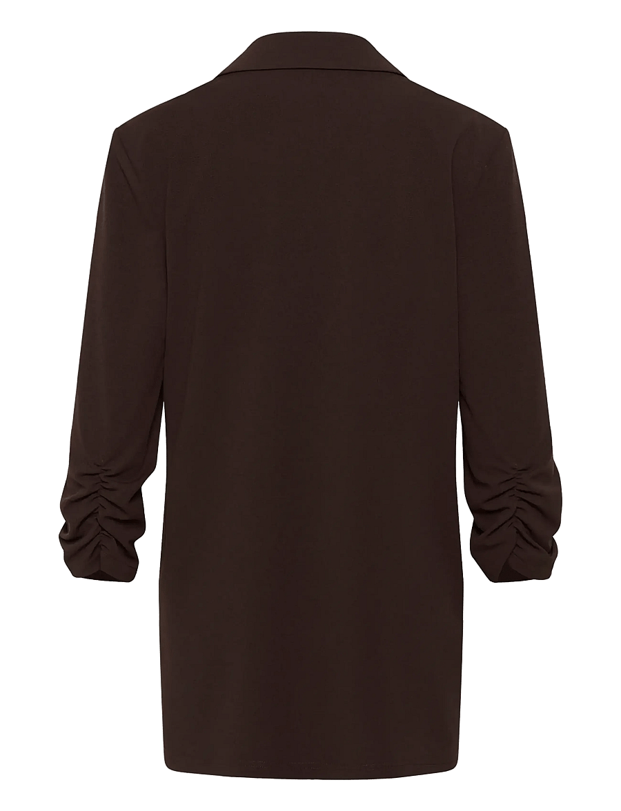 Kaffe - KAphoebe 3/4 sleeve Blazer - einreihige blazer - coffee bean - 2