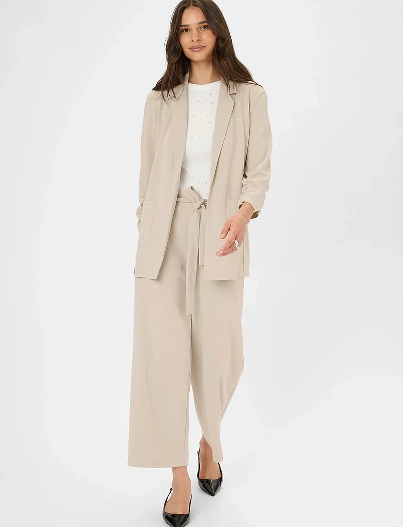 Kaffe - KApheobe 3/4 sleeve Blazer - einreihige blazer - feather gray - 3