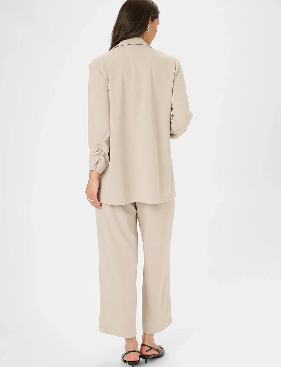 Kaffe - KAphoebe 3/4 sleeve Blazer - einreihige blazer - feather gray - 4