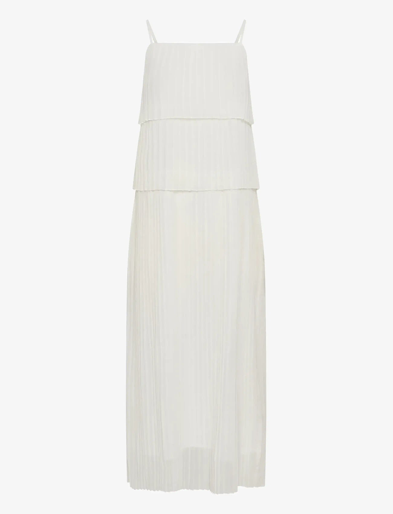 Kaffe - KAkiera Plissé Dress - suvekleidid - chalk - 1