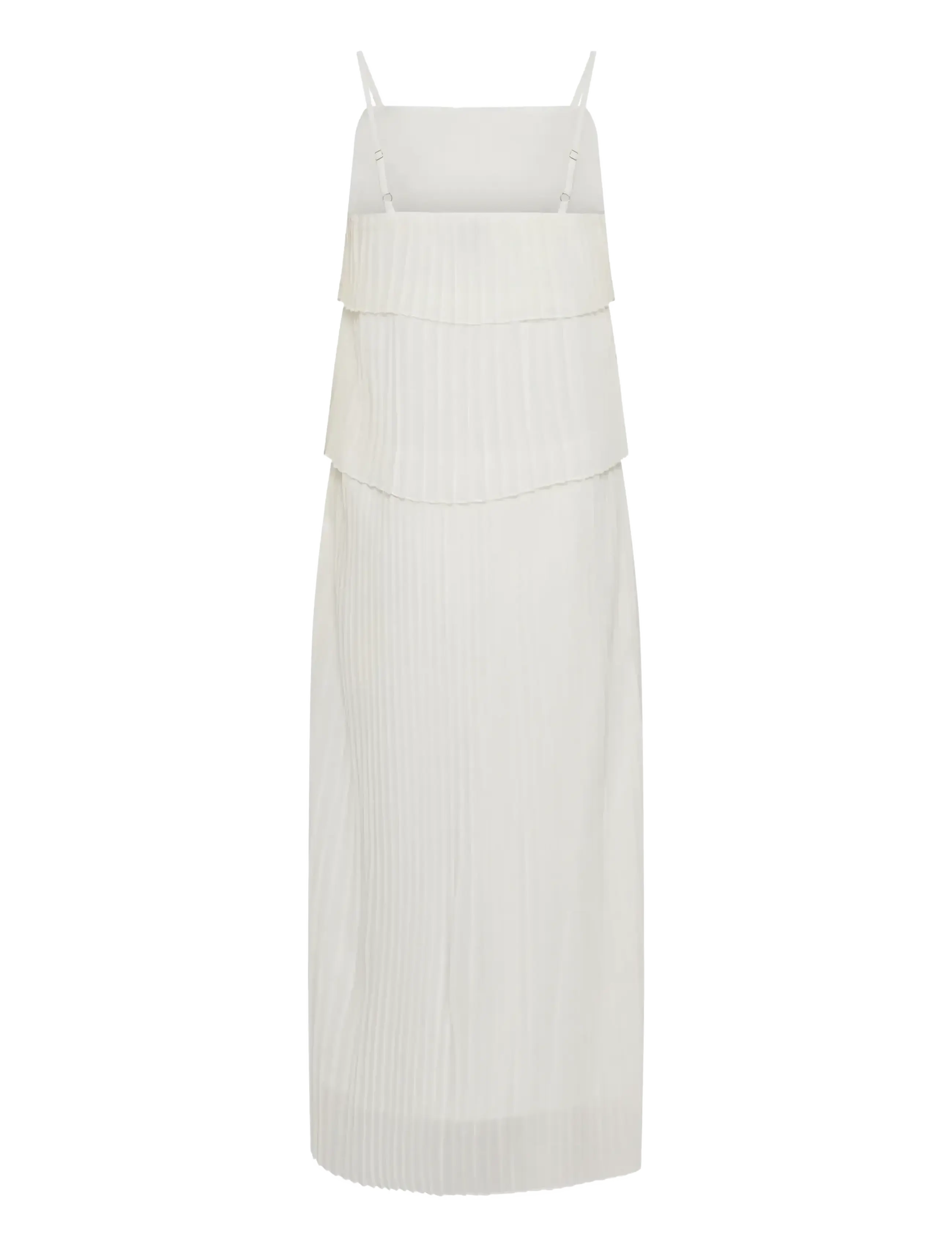 Kaffe - KAkiera Plissé Dress - sommarklänningar - chalk - 2
