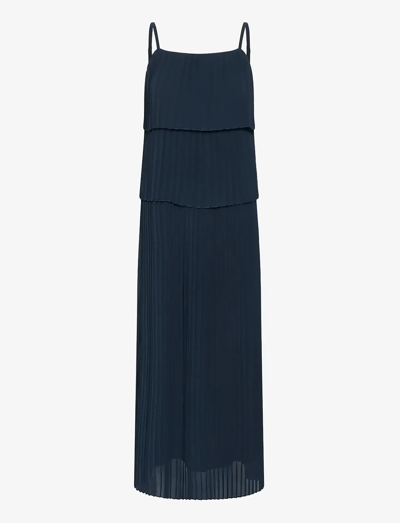 Kaffe - KAkiera Plissé Dress - sommerkjoler - midnight marine - 1