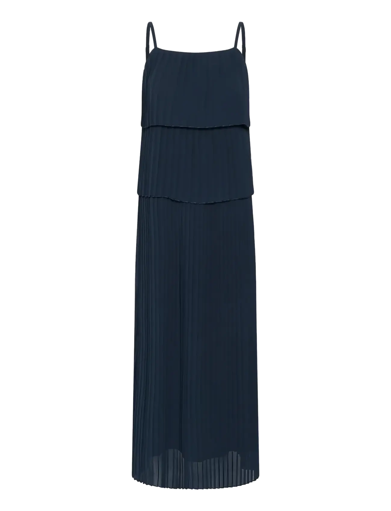 Kaffe KAkiera Plissé Dress - Tøj - MIDNIGHT MARINE / navy