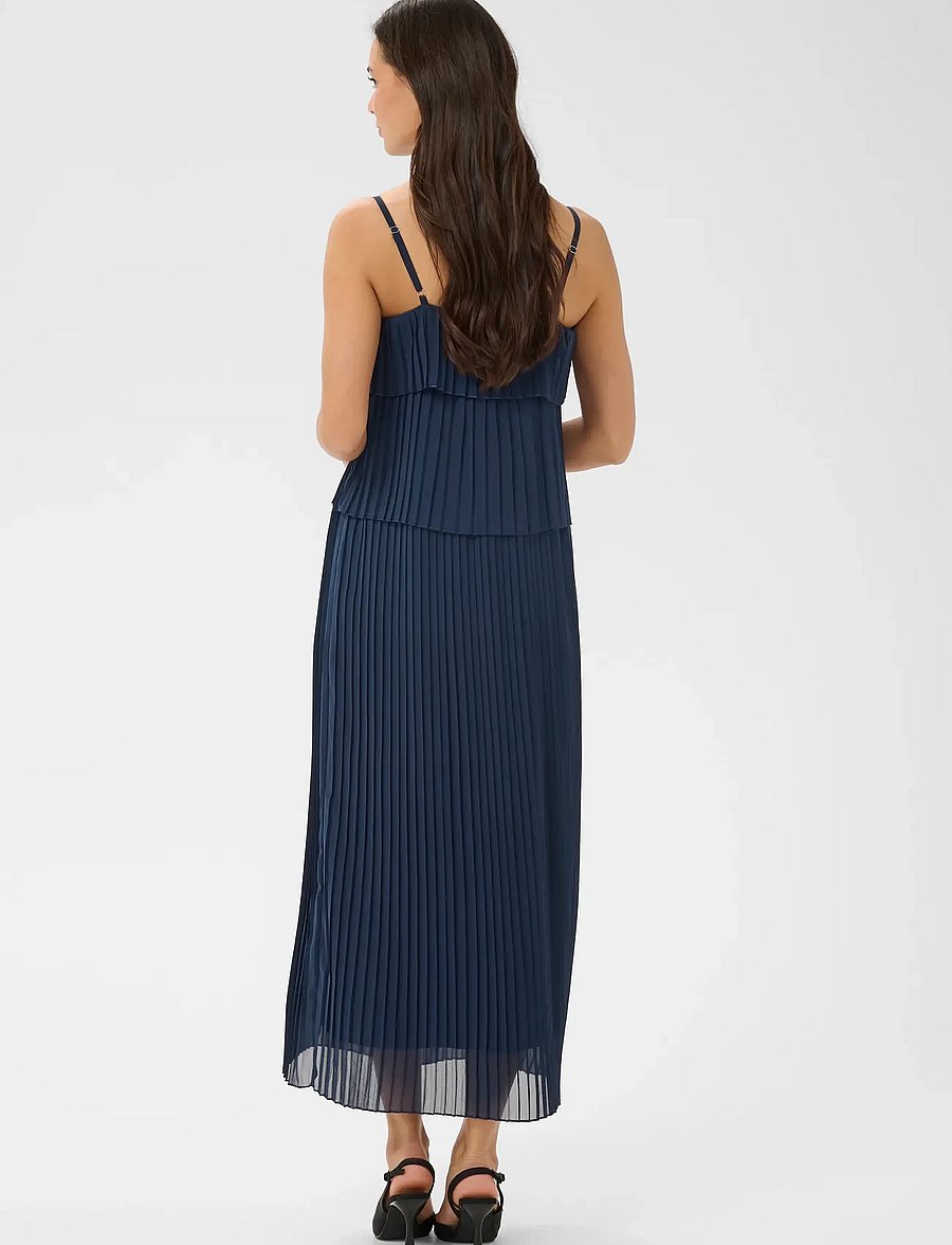 Kaffe - KAkiera Plissé Dress - sommerkleider - midnight marine - 3