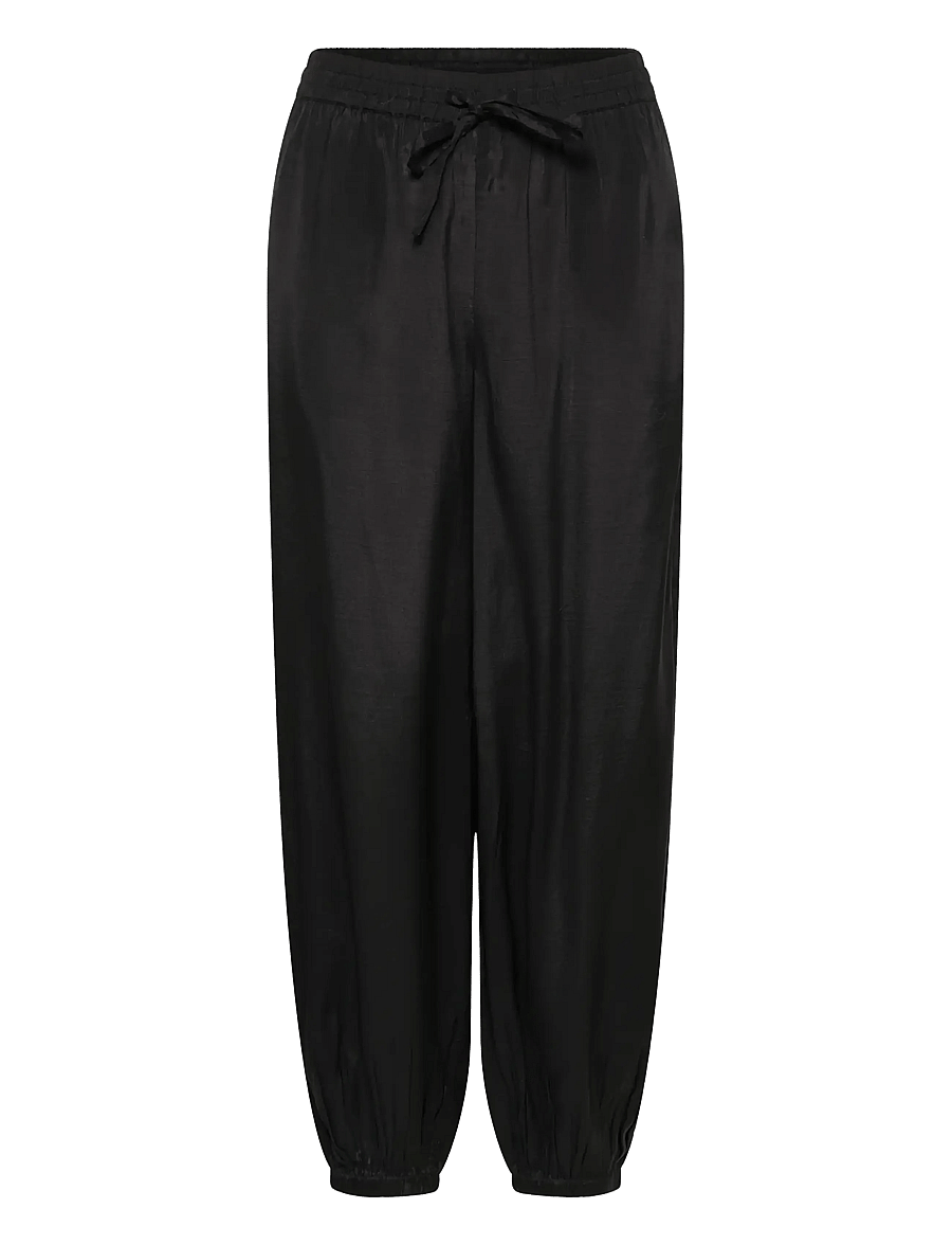 Kaffe - KAbella Pants - barrelbyxor - black deep - 1