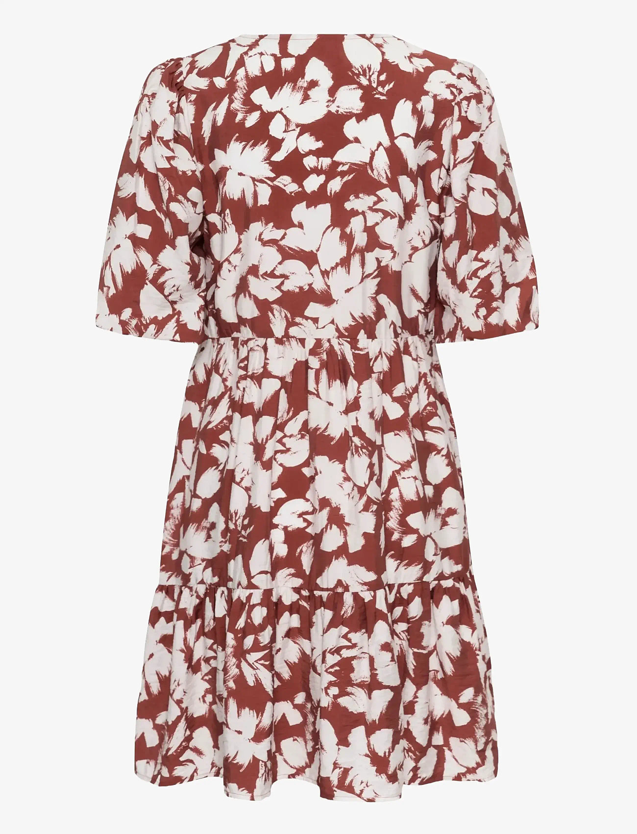 Kaffe - KAevie Dress - sommerkjoler - henna chalk flower - 2