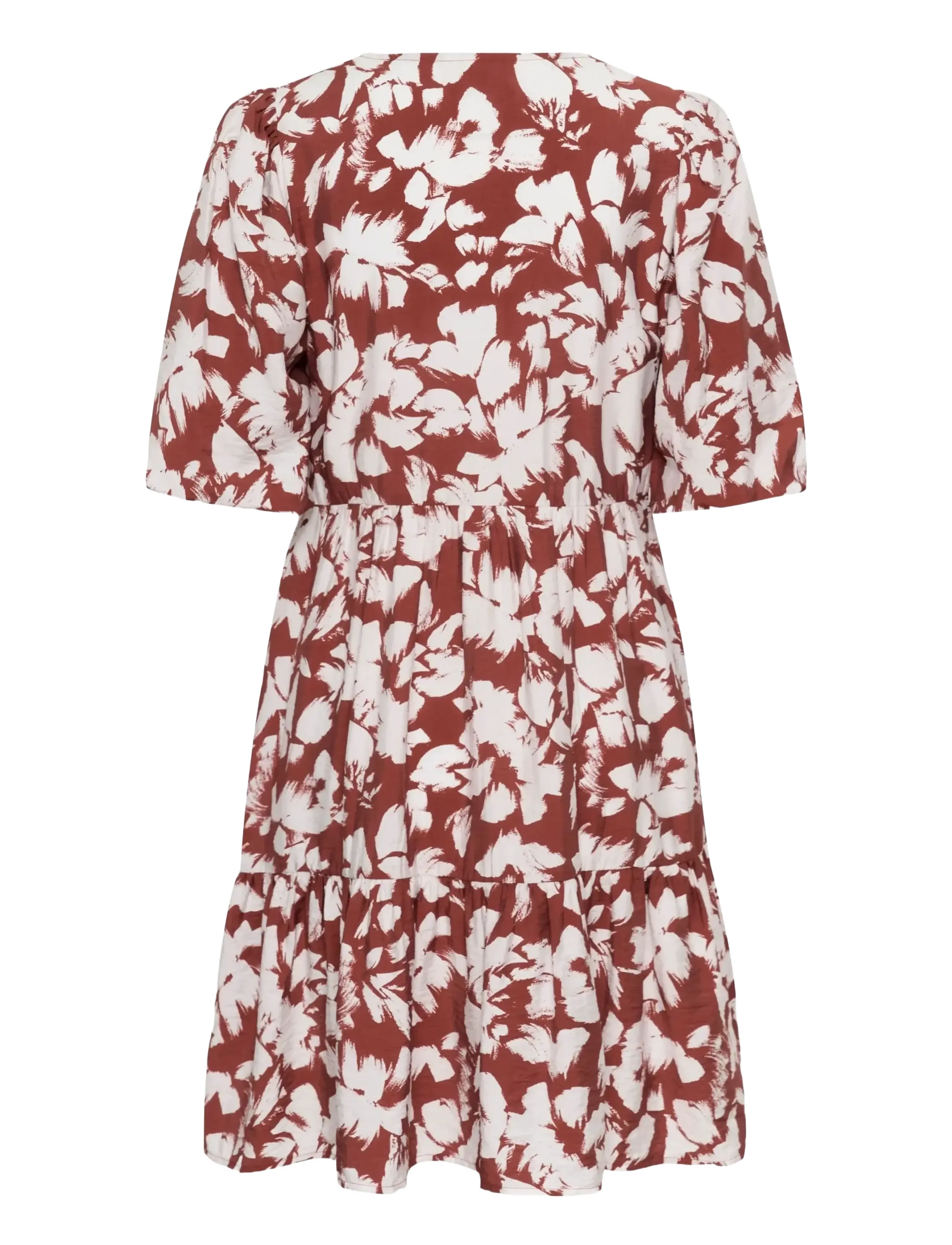 Kaffe - KAevie Dress - sommarklänningar - henna chalk flower - 2