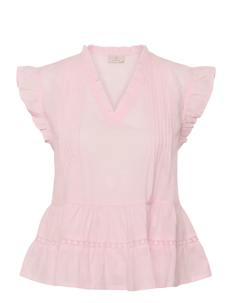 Kaffe - KAvalerie Top - kortärmade blusar - ballerina - 1