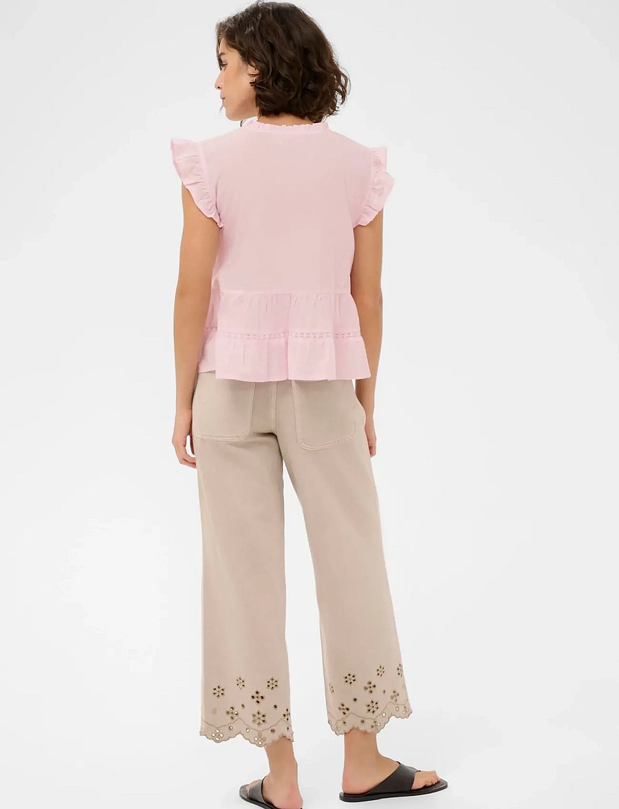 Kaffe - KAvalerie Top - kortärmade blusar - ballerina - 4