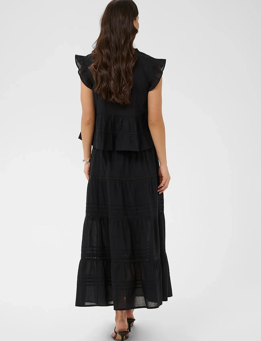 Kaffe - KAvalerie Top - kurzärmelige blusen - black deep - 4
