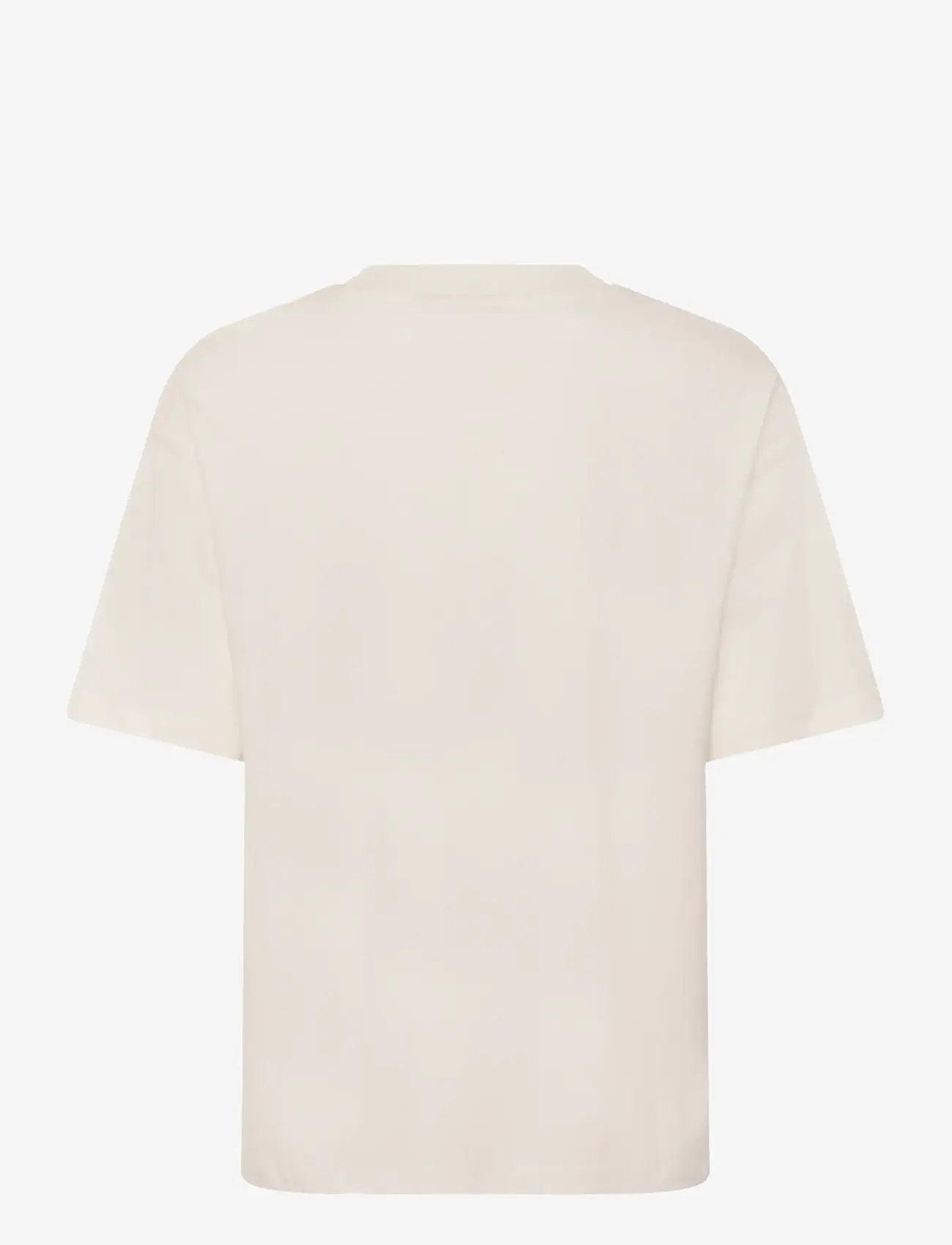 Kaffe - KAkelly T-Shirt - t-särgid - chalk w. black deep artwork - 2