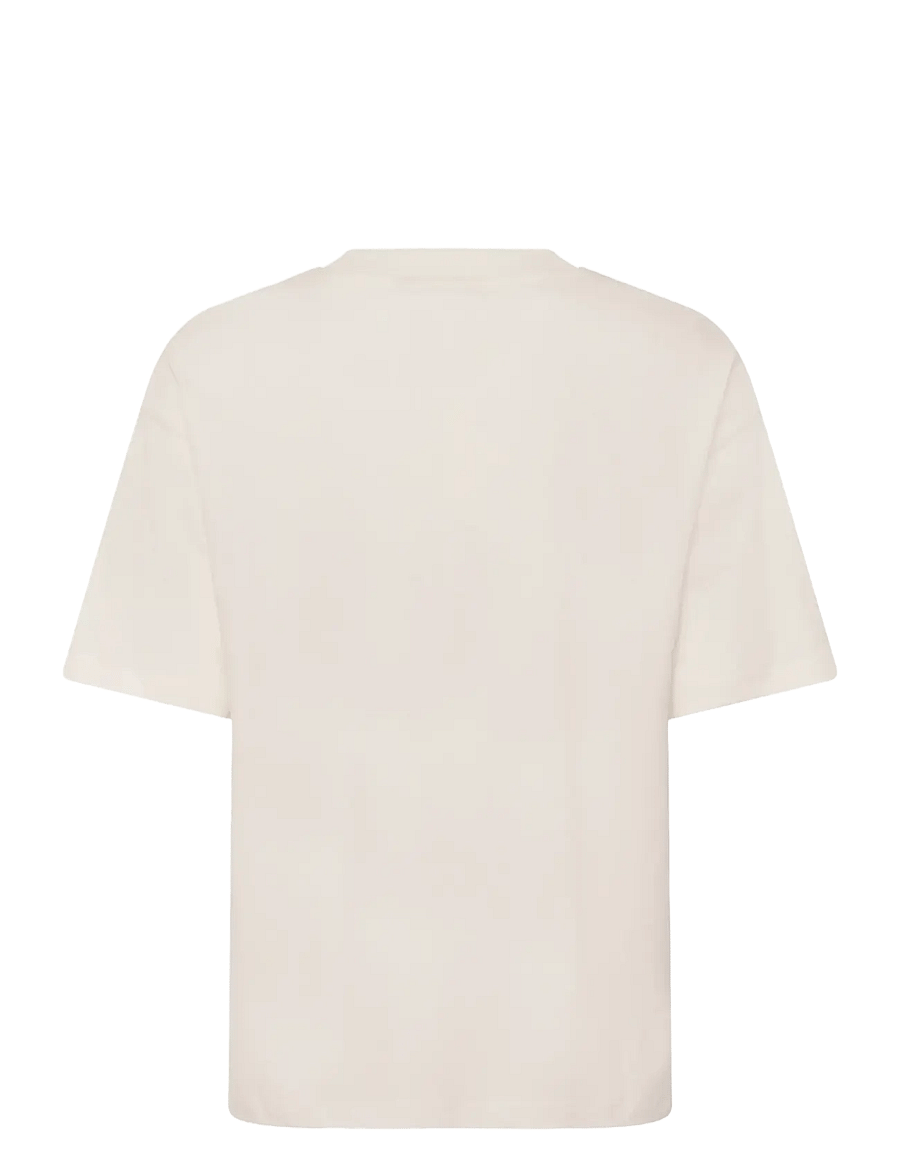 Kaffe - KAkelly T-Shirt - t-shirts - chalk w. black deep artwork - 2