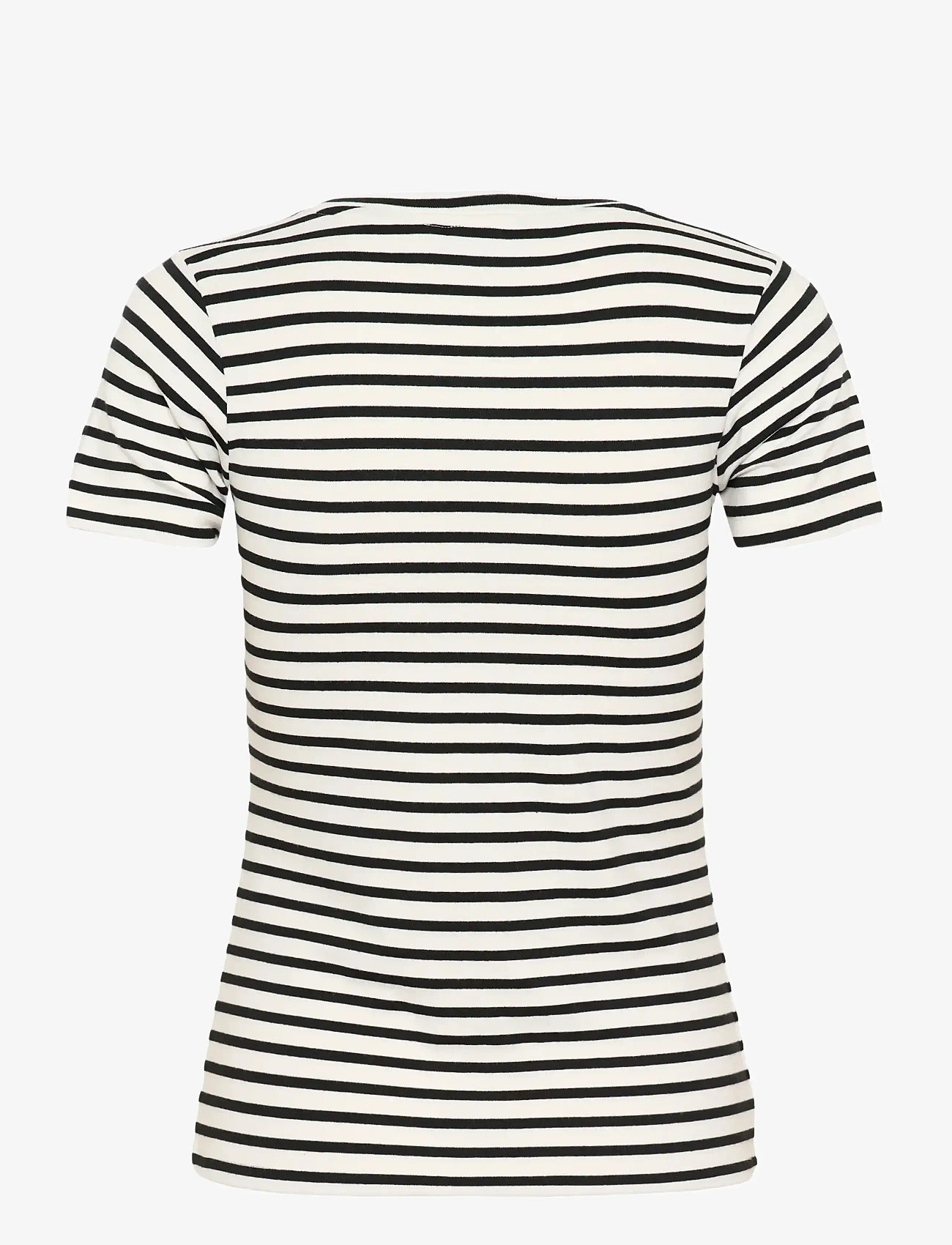 Kaffe - KAliddy Flower T-Shirt - t-shirts - chalk/black deep stripe flower - 2