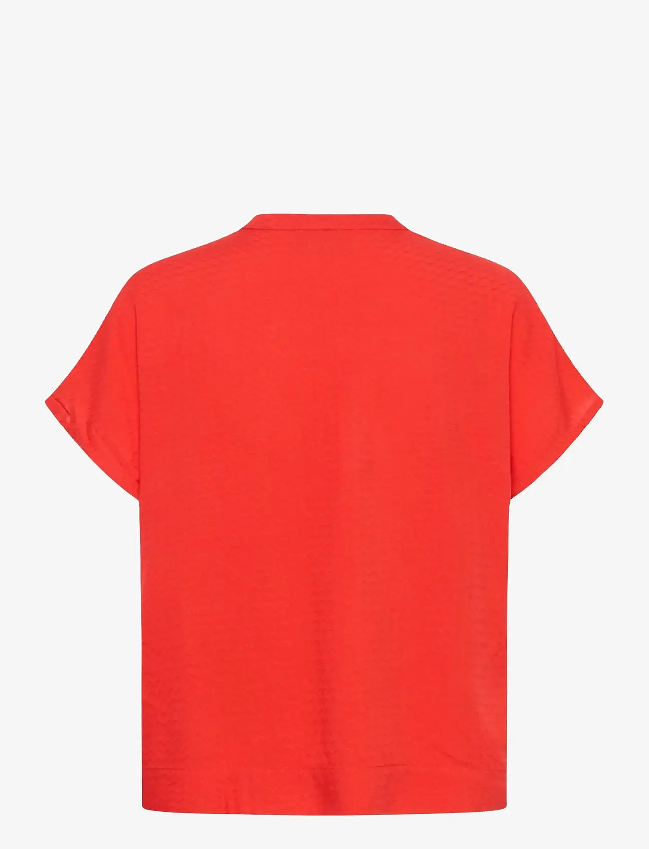 Kaffe - KAgina Blouse - short-sleeved blouses - poppy red - 2