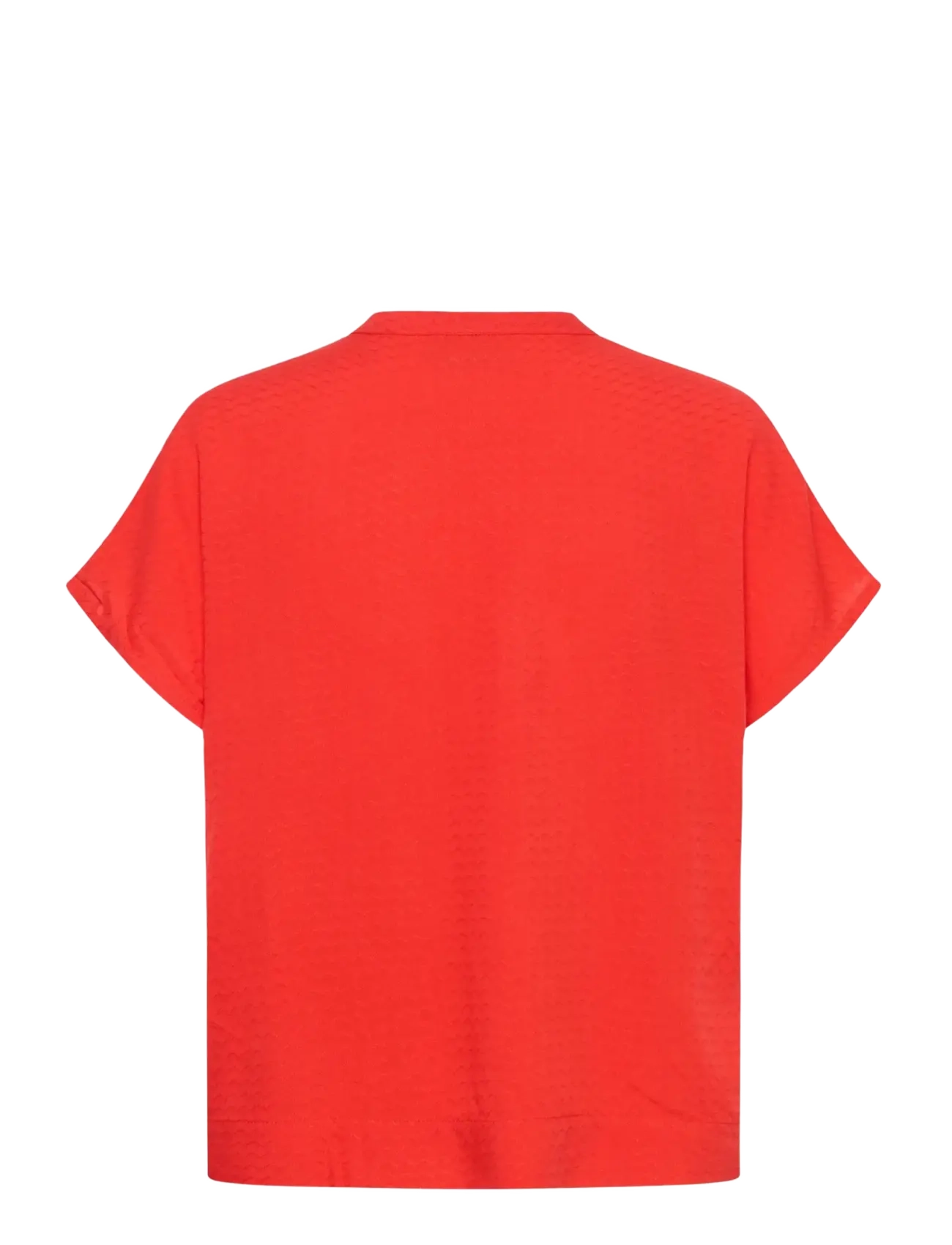 Kaffe - KAgina Blouse - kortærmede bluser - poppy red - 2