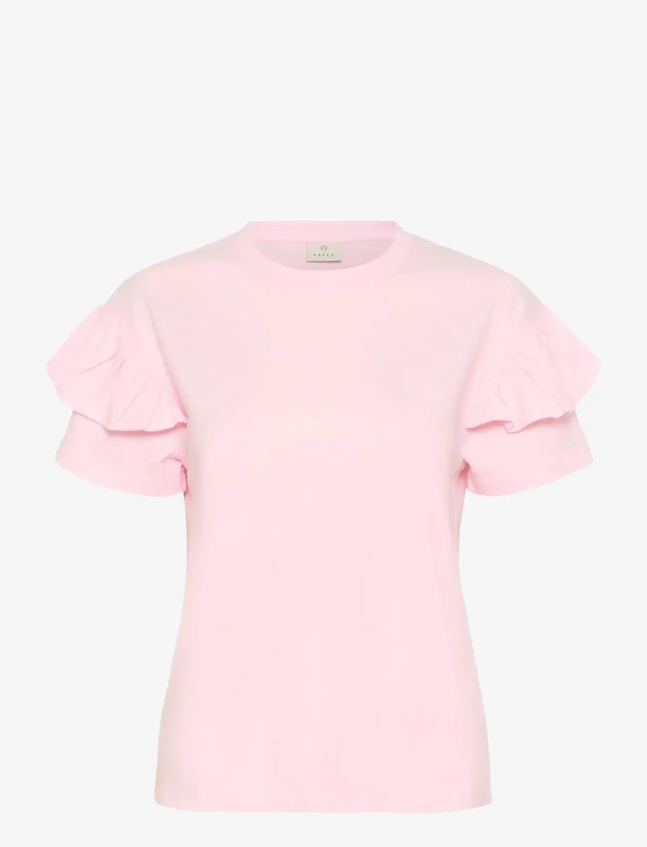 Kaffe - KAerin Flounce T-Shirt - t-shirts - ballerina - 1