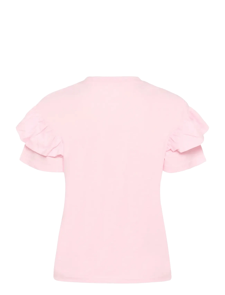 Kaffe - KAerin Flounce T-Shirt - t-shirts - ballerina - 2