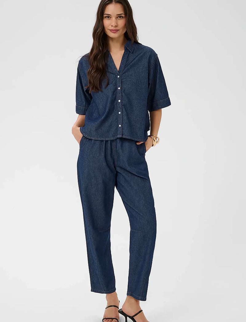 Kaffe - KAjade Denim Shirt - jeanshemden - dark blue chambray - 3