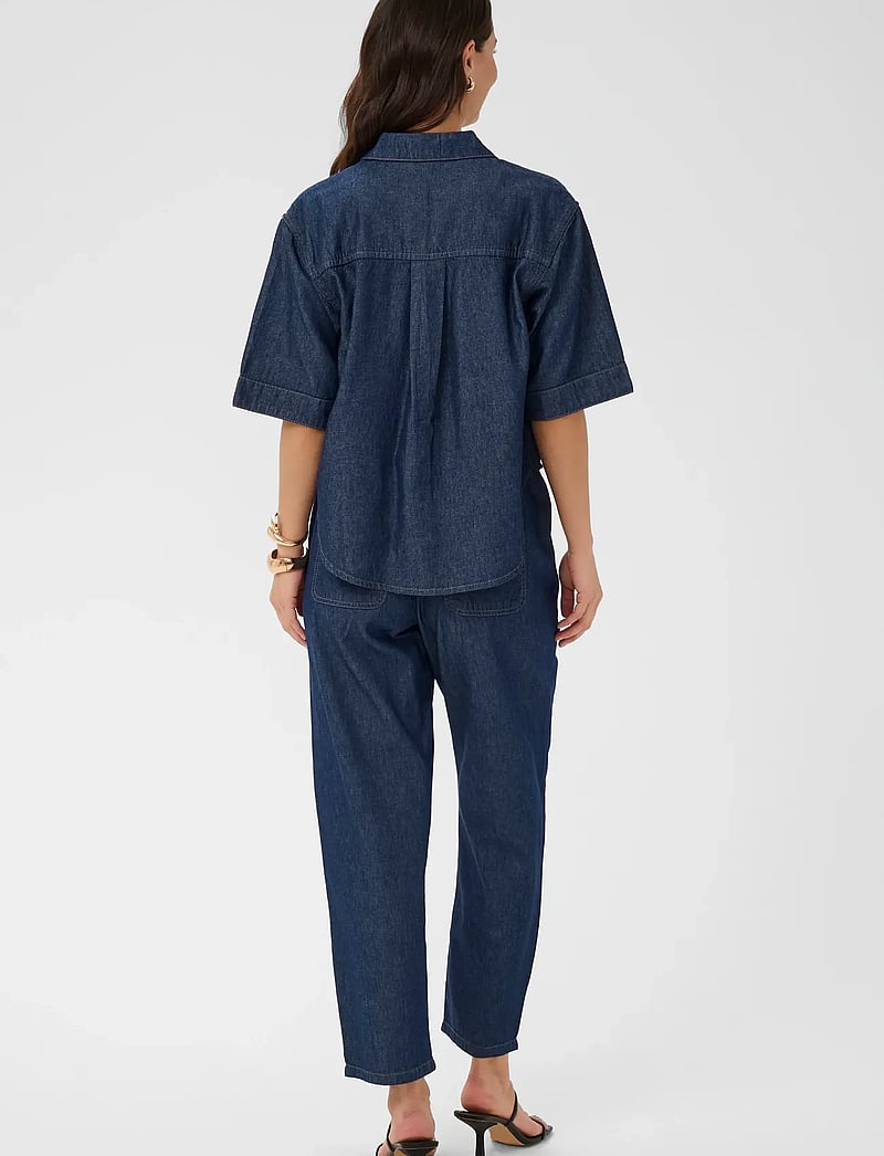 Kaffe - KAjade Denim Shirt - jeanshemden - dark blue chambray - 4