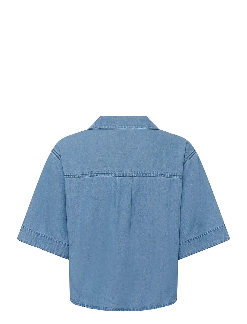 Kaffe - KAjade Denim Shirt - denimskjorter - medium blue chambray - 2