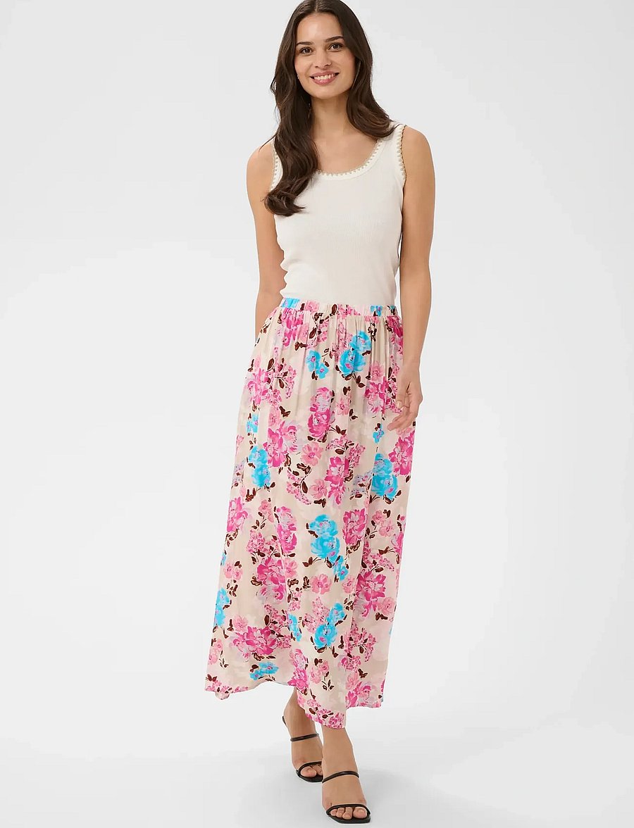 Kaffe - KAhaisley Skirt - maxi röcke - multi color flower - 3