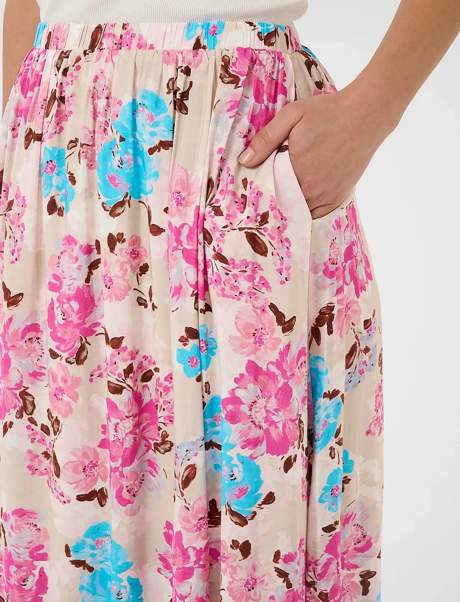 Kaffe - KAhaisley Skirt - maxi röcke - multi color flower - 5